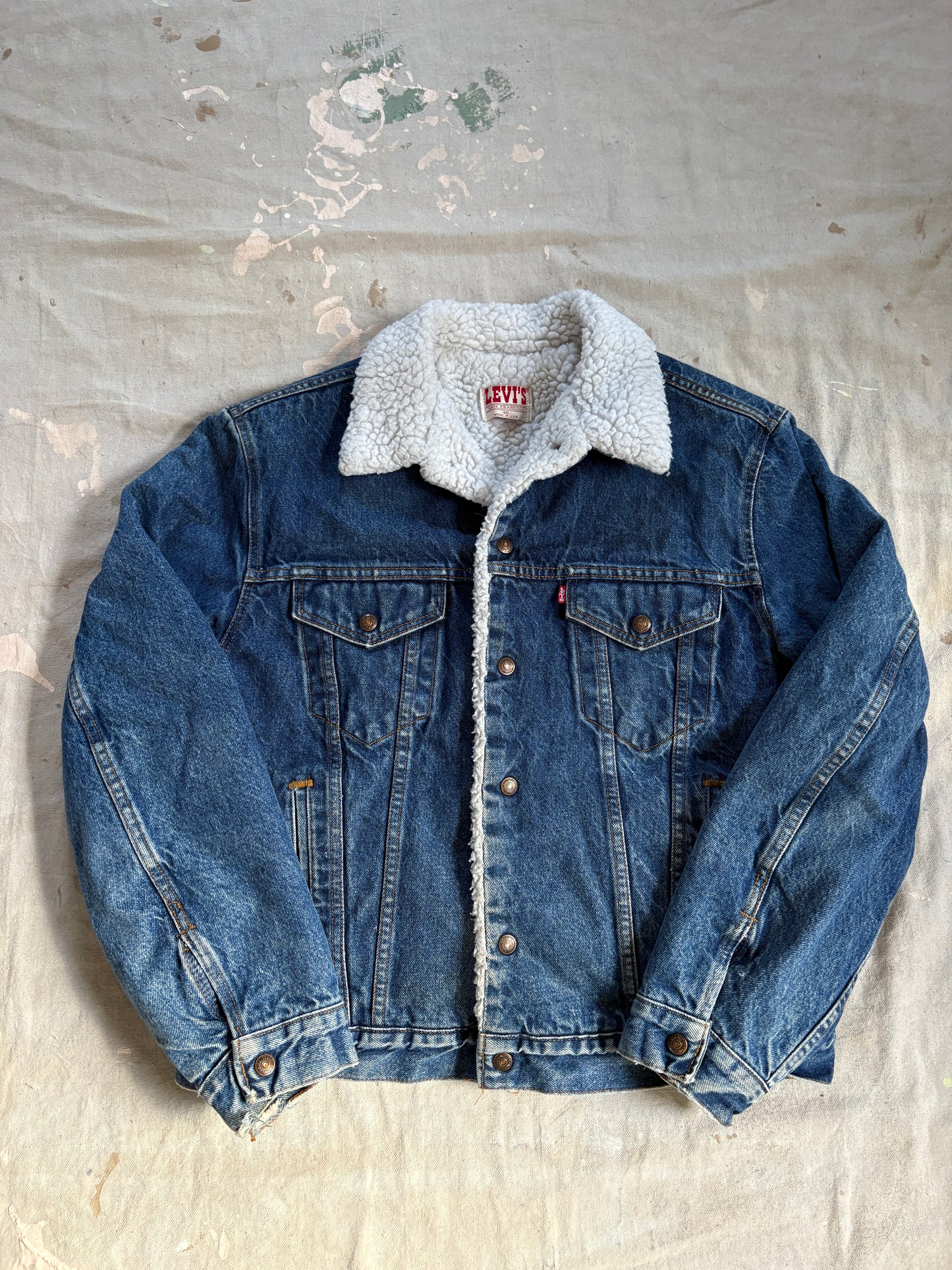 80s Sherpa Lined Levi’s Trucker Jean Jacket