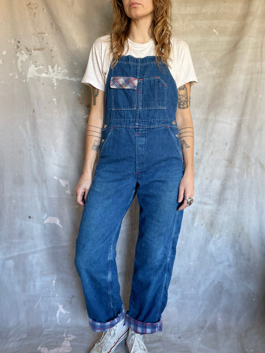 80s Madewell Flannel Lined Overalls