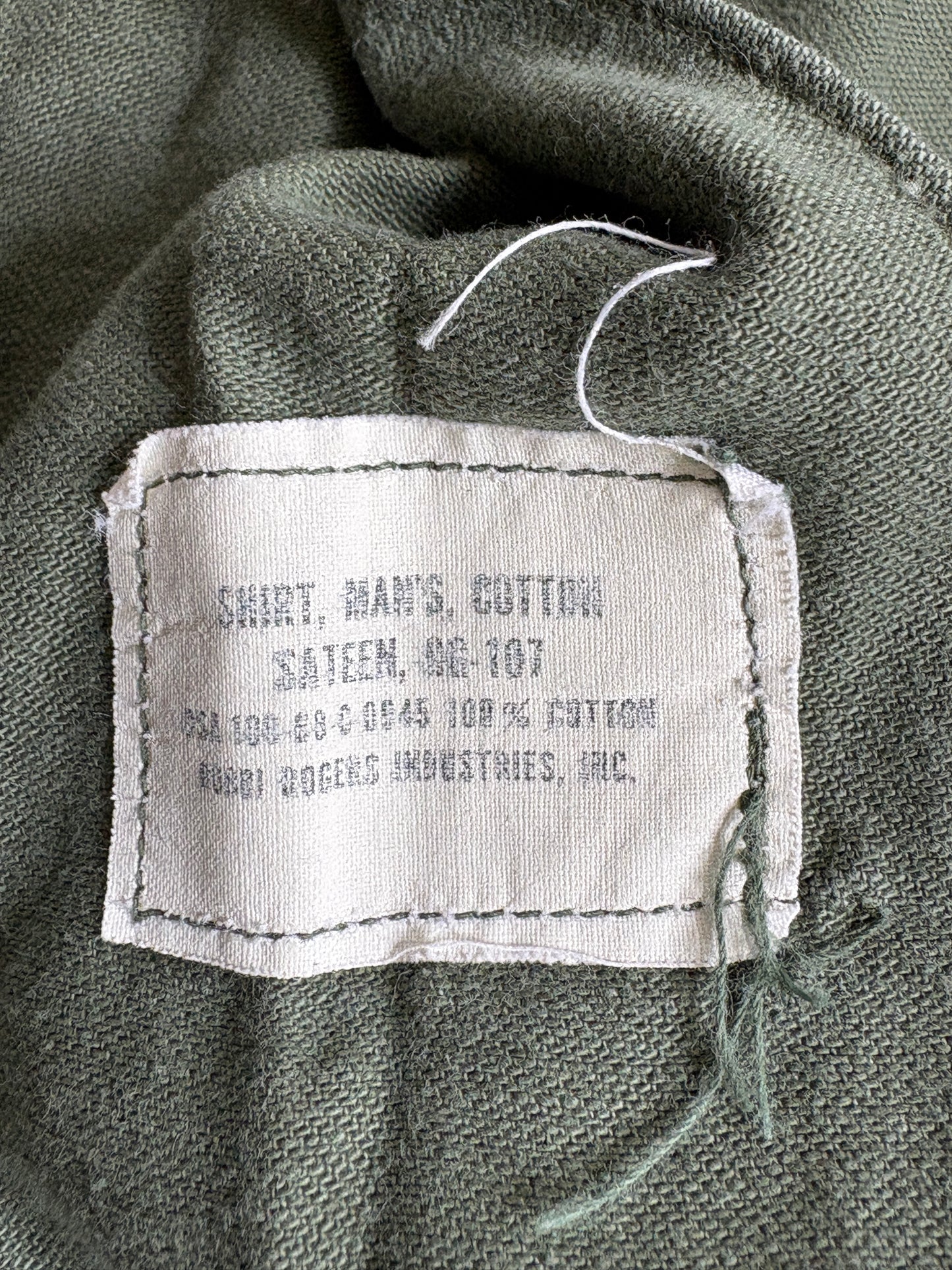 Vintage Vietnam Era OG107 Field Shirt