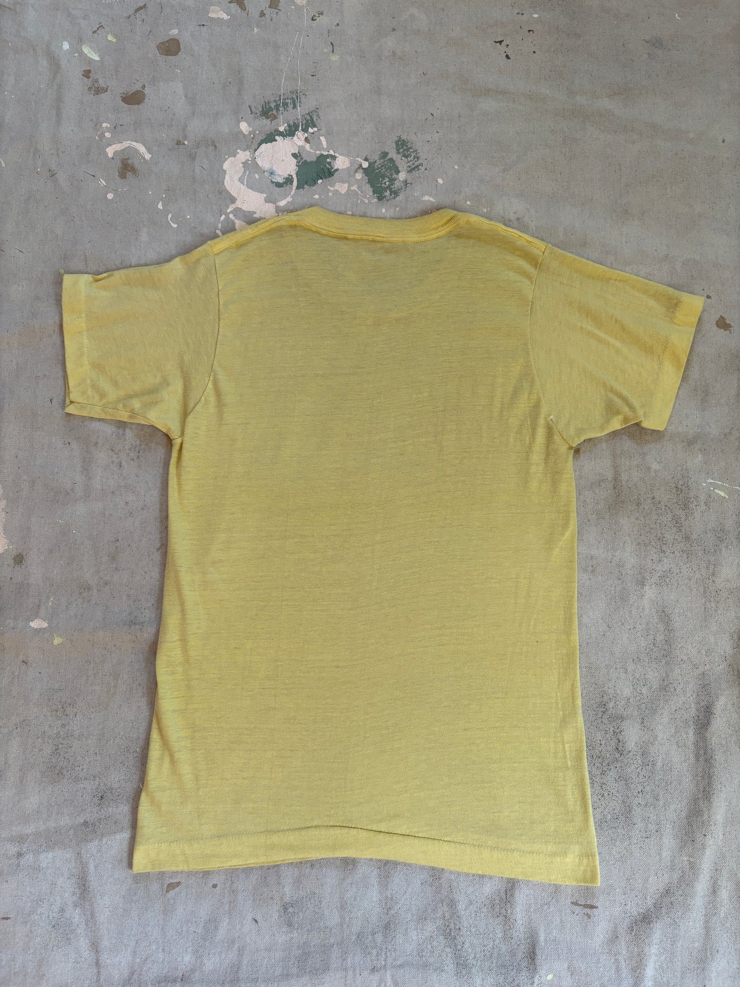 80s Blank Yellow Tee