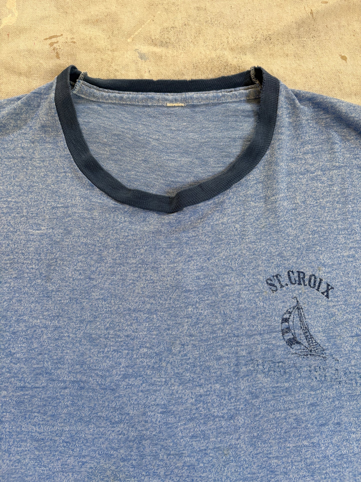 Vintage 80s St. Croix Ringer Tee