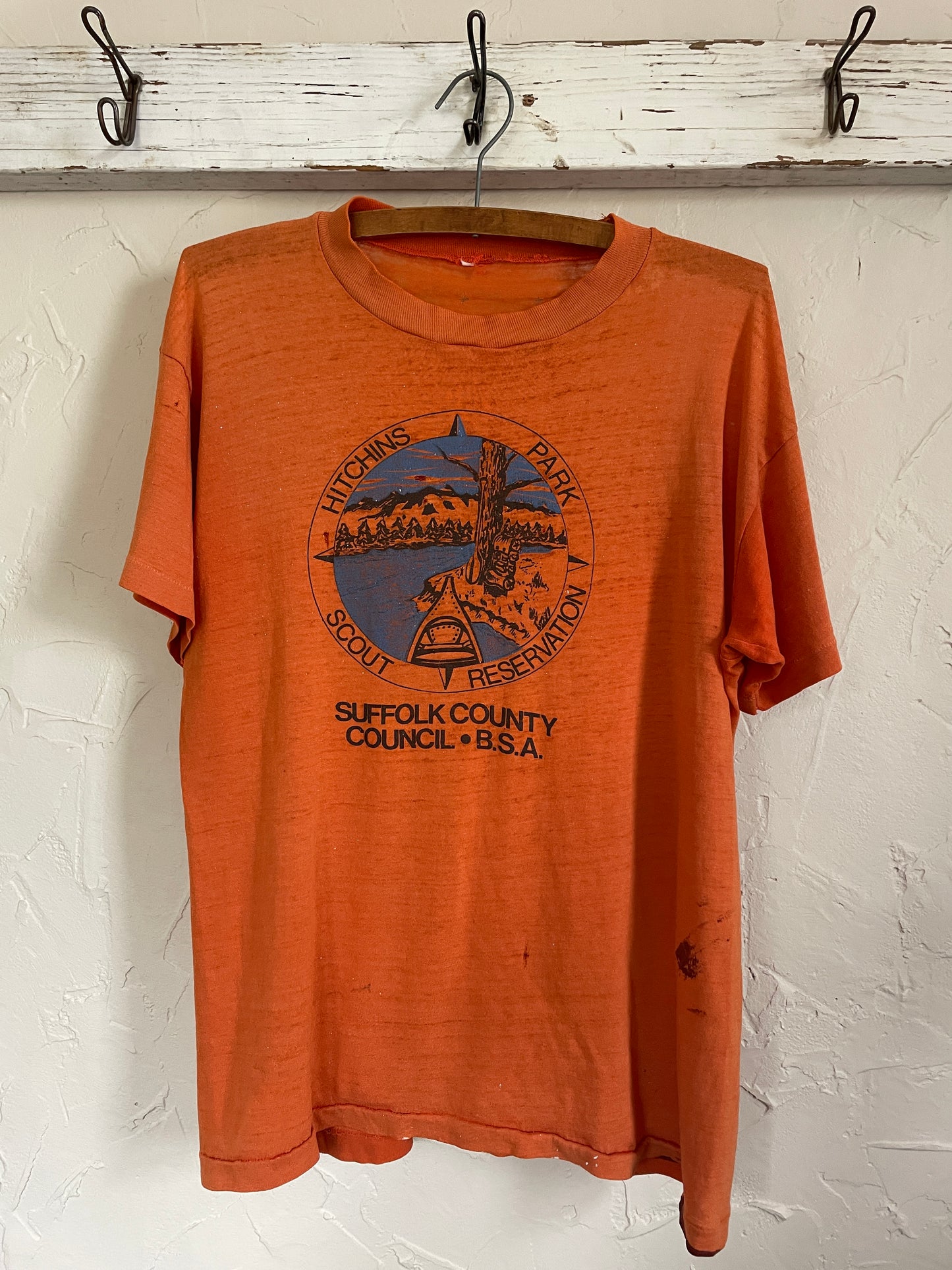 80s Hitchins Park Scout Council BSA Tee