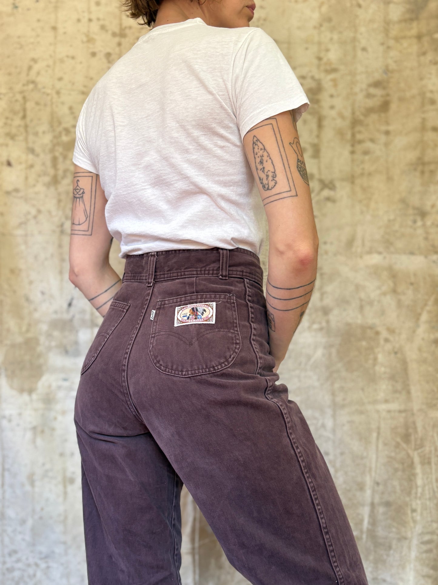 Vintage 70s Brown Levi’s Wide Leg Bells