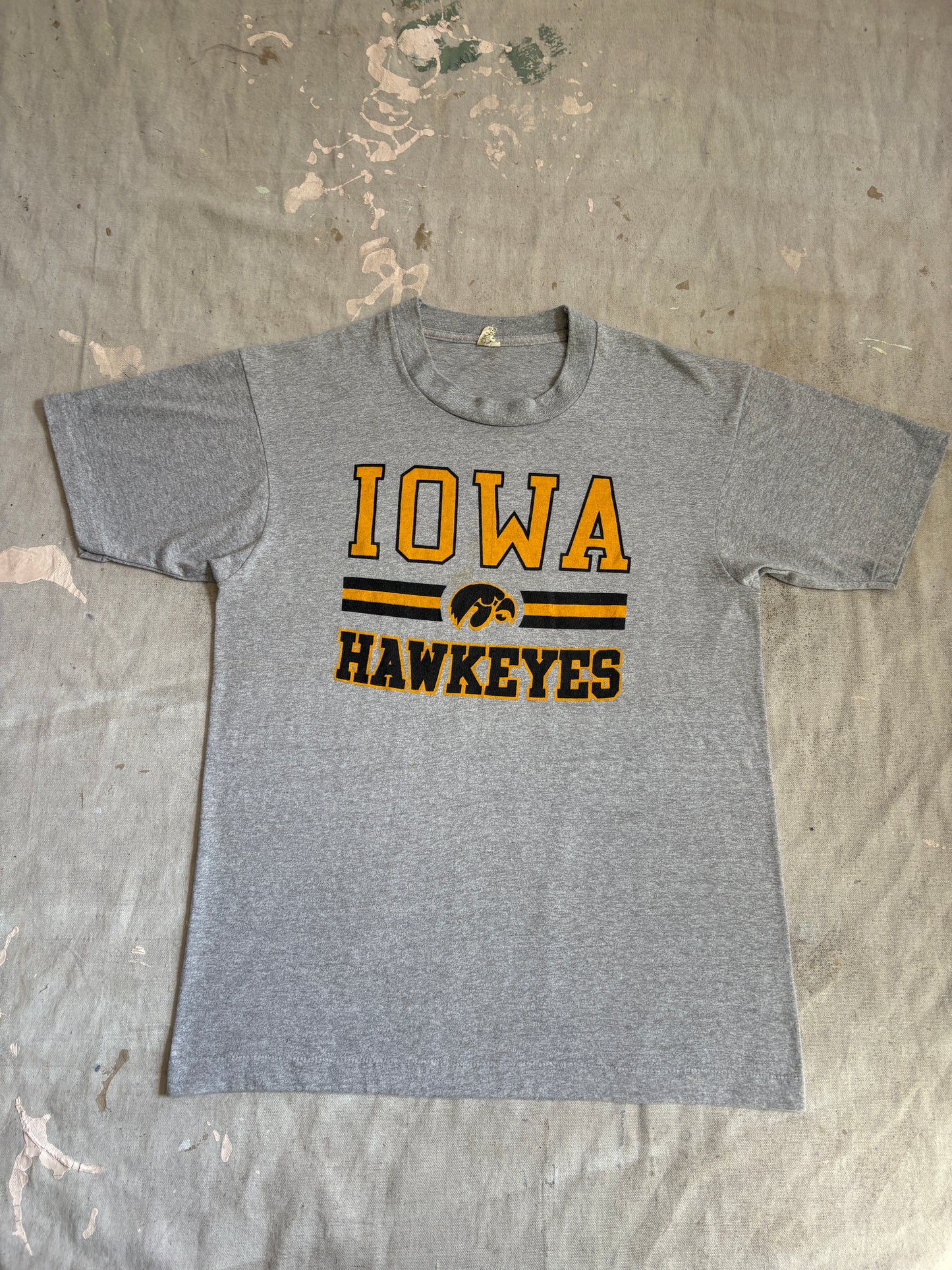Vintage 80s University Of Iowa Hawkeyes Tee