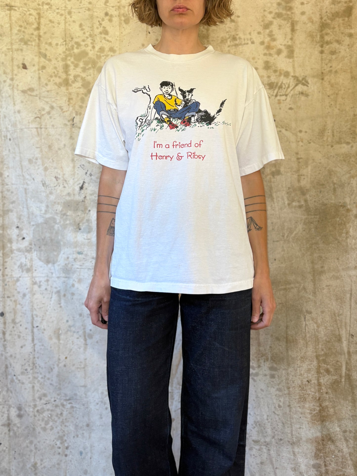 Vintage 80s Henry Huggins And Ribsy Children’s Novel Tee