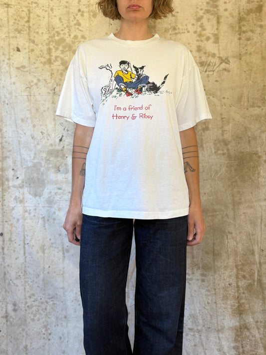 Vintage 80s Henry Huggins And Ribsy Children’s Novel Tee