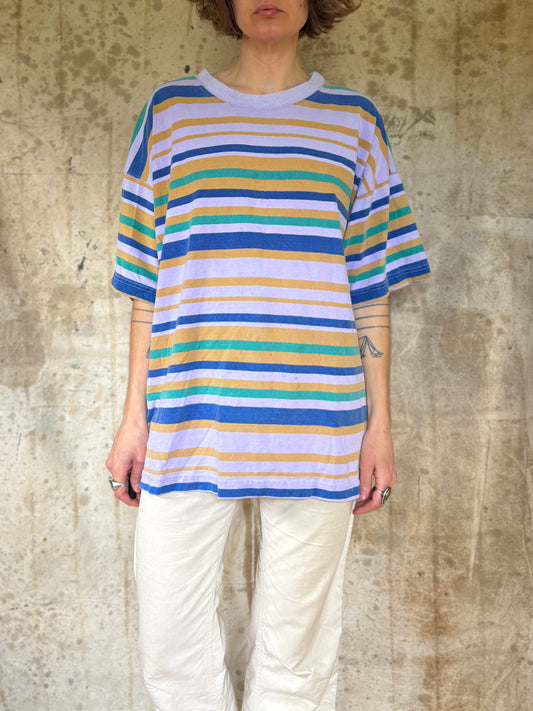 Vintage 90s Gitano Striped Tee