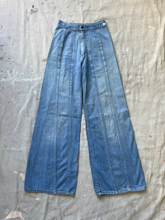 70s Wide Leg Bell Bottom Jeans