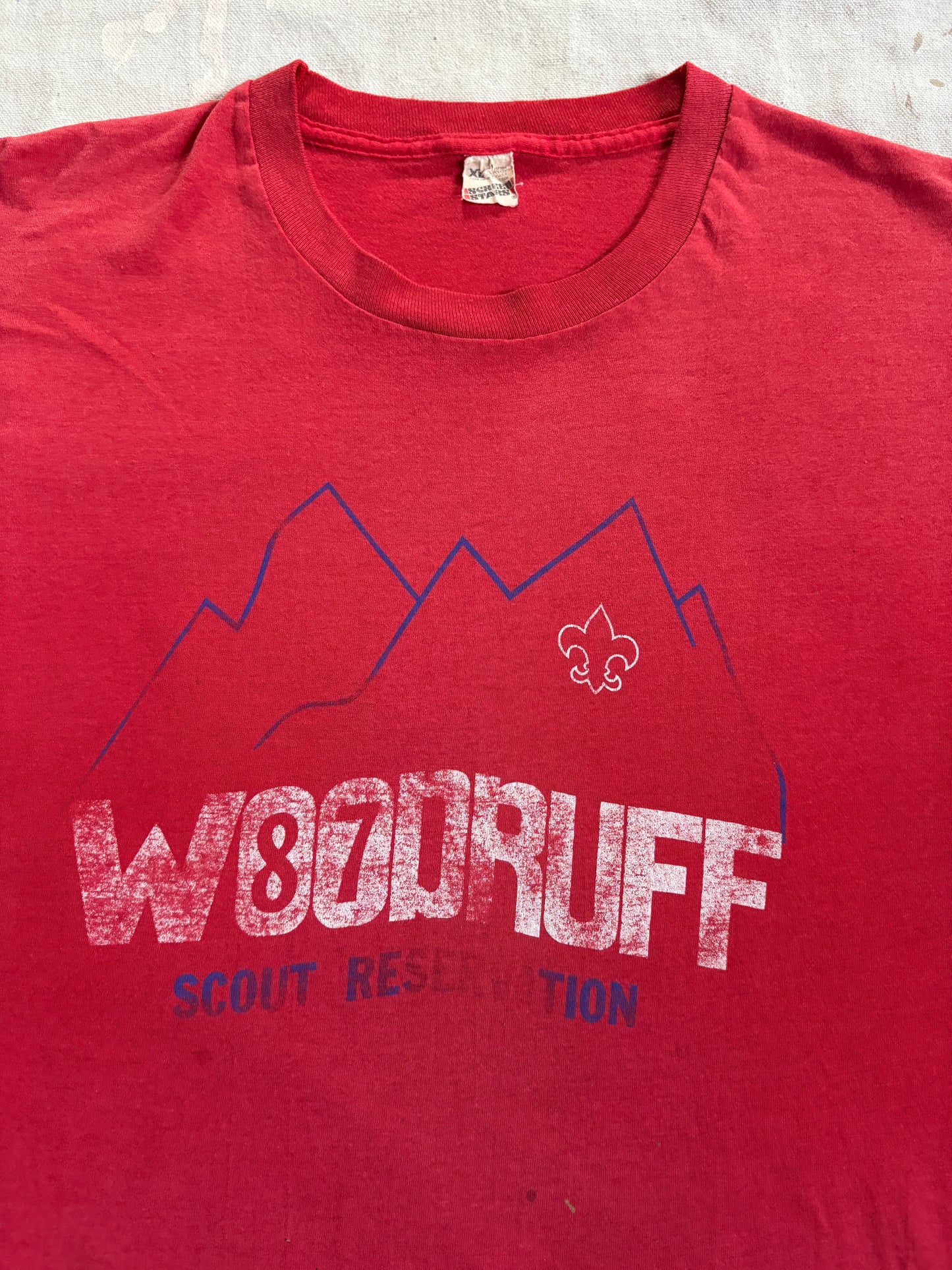 Vintage 80s BSA Woodruff Scout Reservation Tee