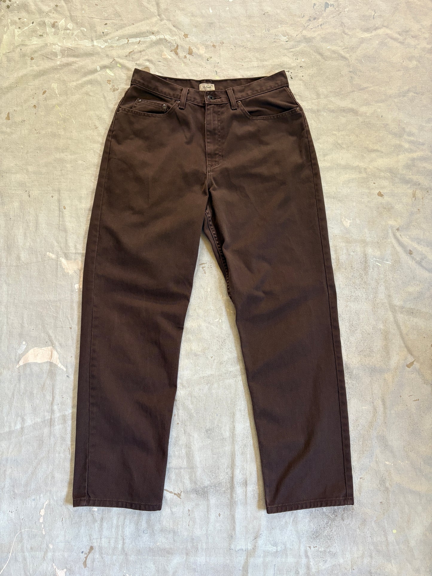 Vintage 90s LL Bean Brown Jeans