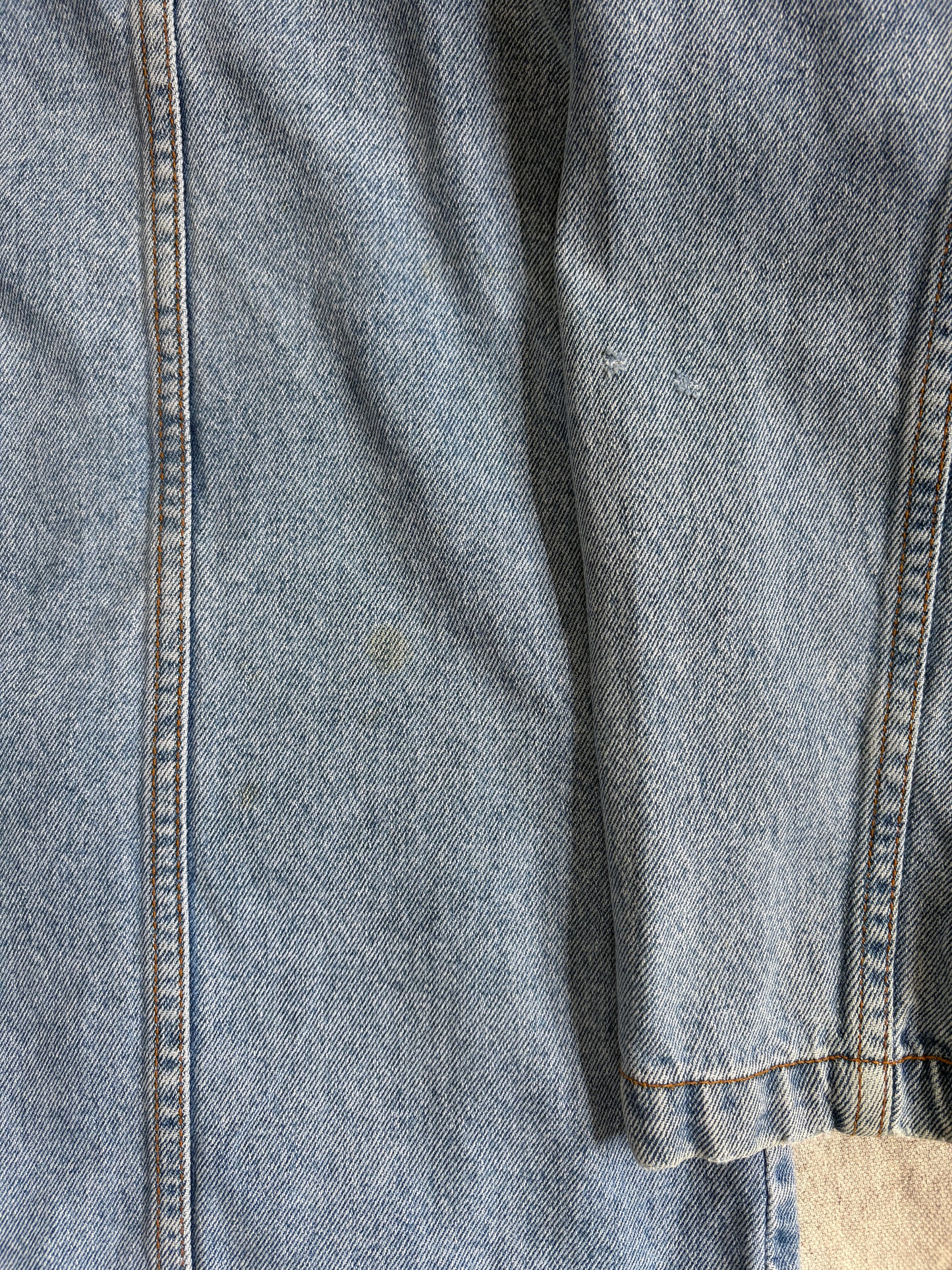 Vintage 90s Bill Blass Denim Chore Coat
