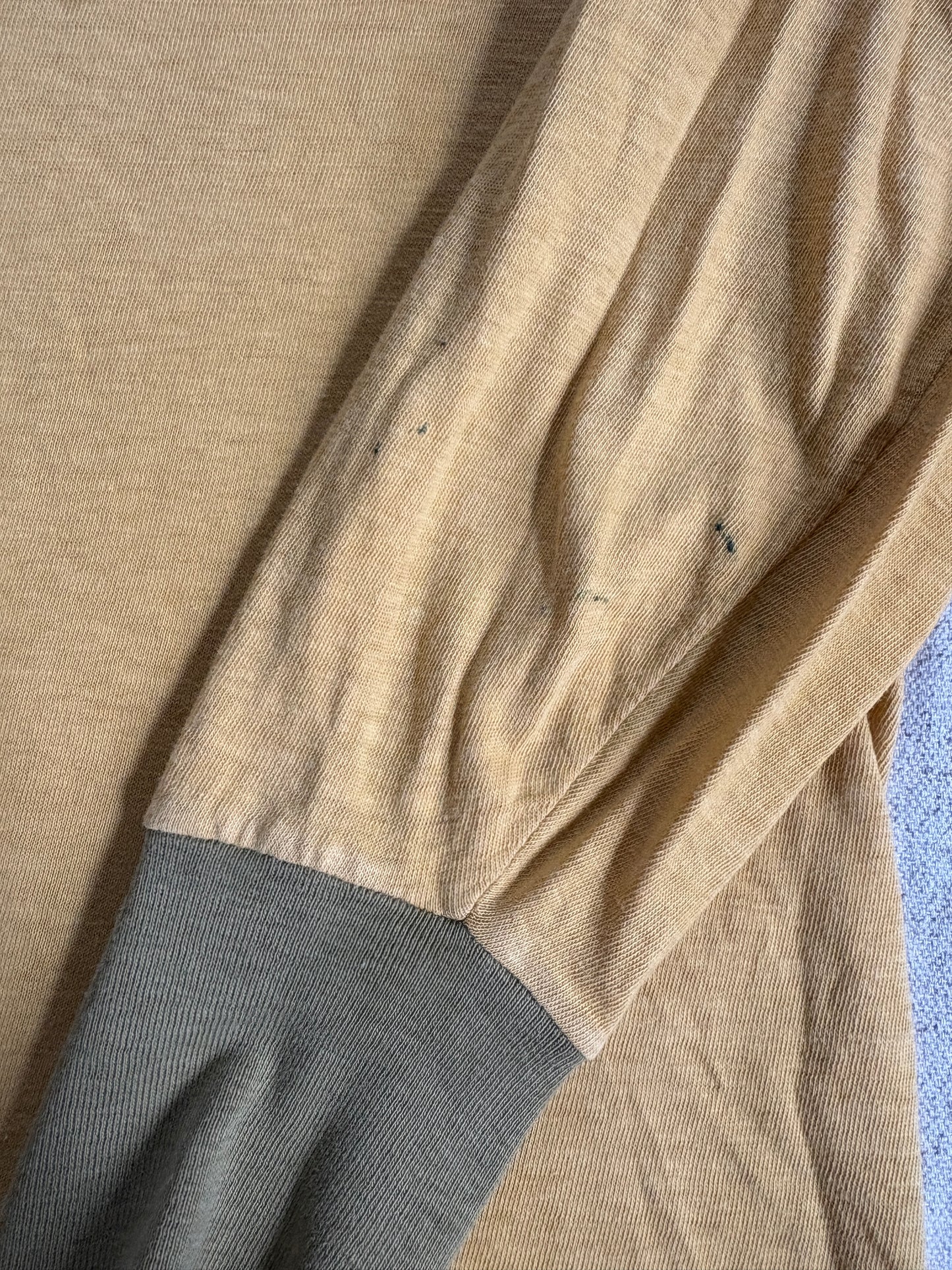 Vintage 60s Brent Two Tone Long Sleeve Tee