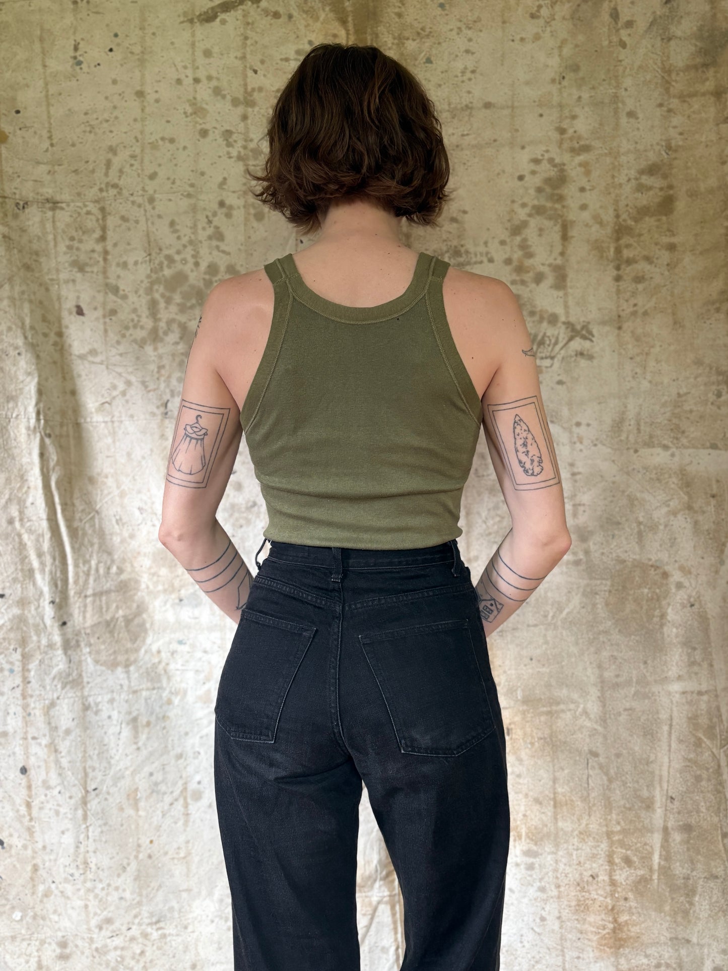 Vintage 40s Military Tank Top Undershirt
