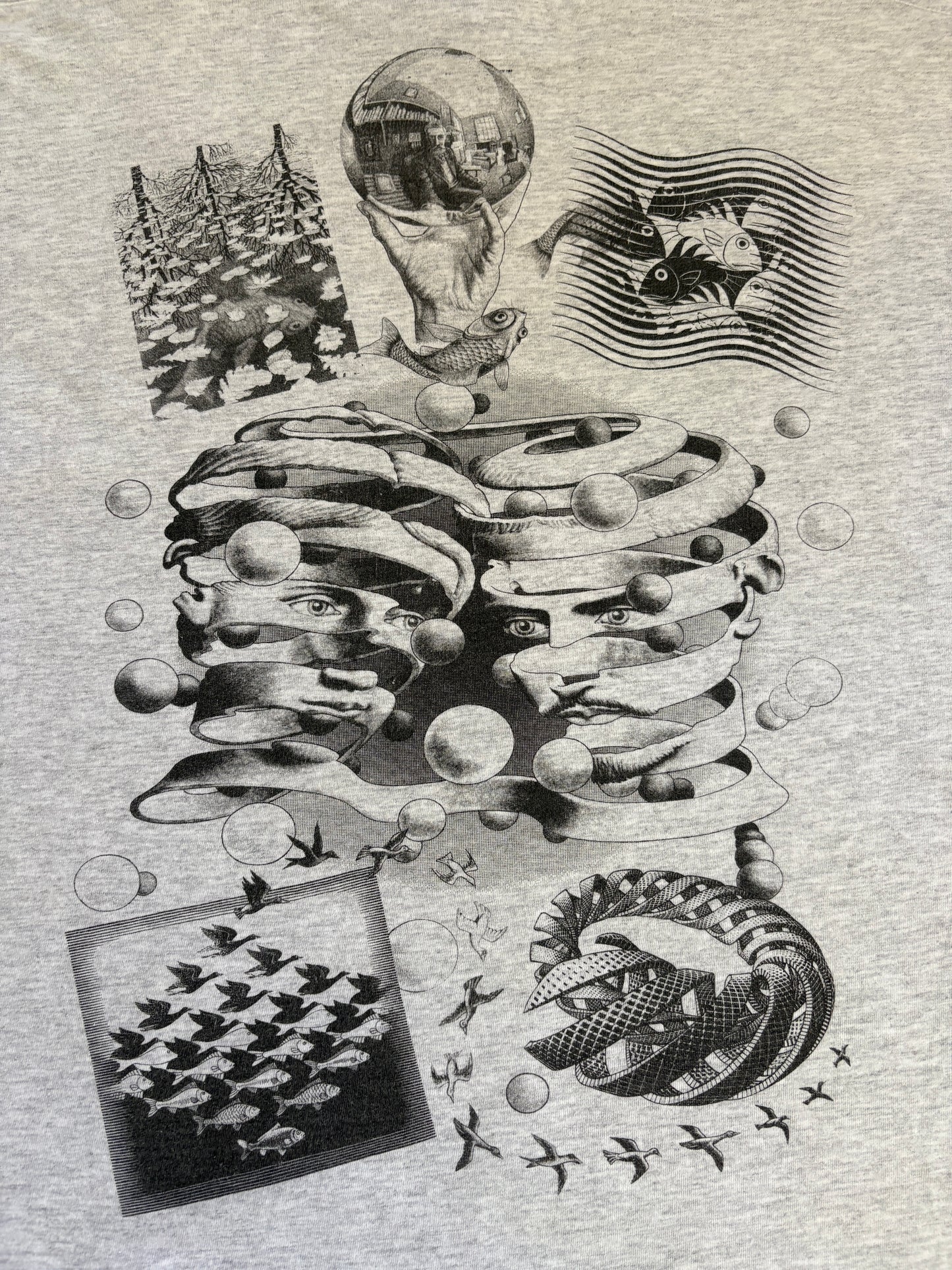 Vintage 90s MC Escher Long Sleeve Tee