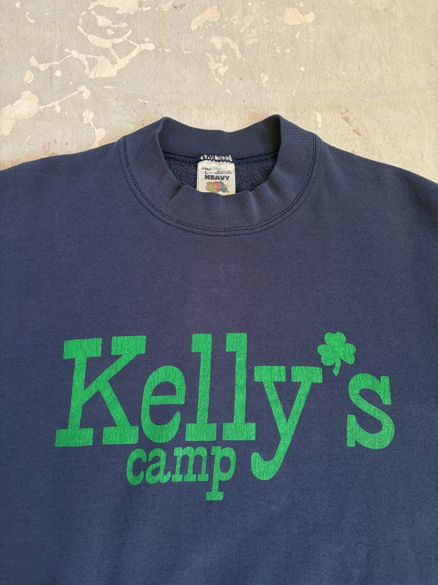 Vintage 90s Blue Kelly’s Camp Sweatshirt