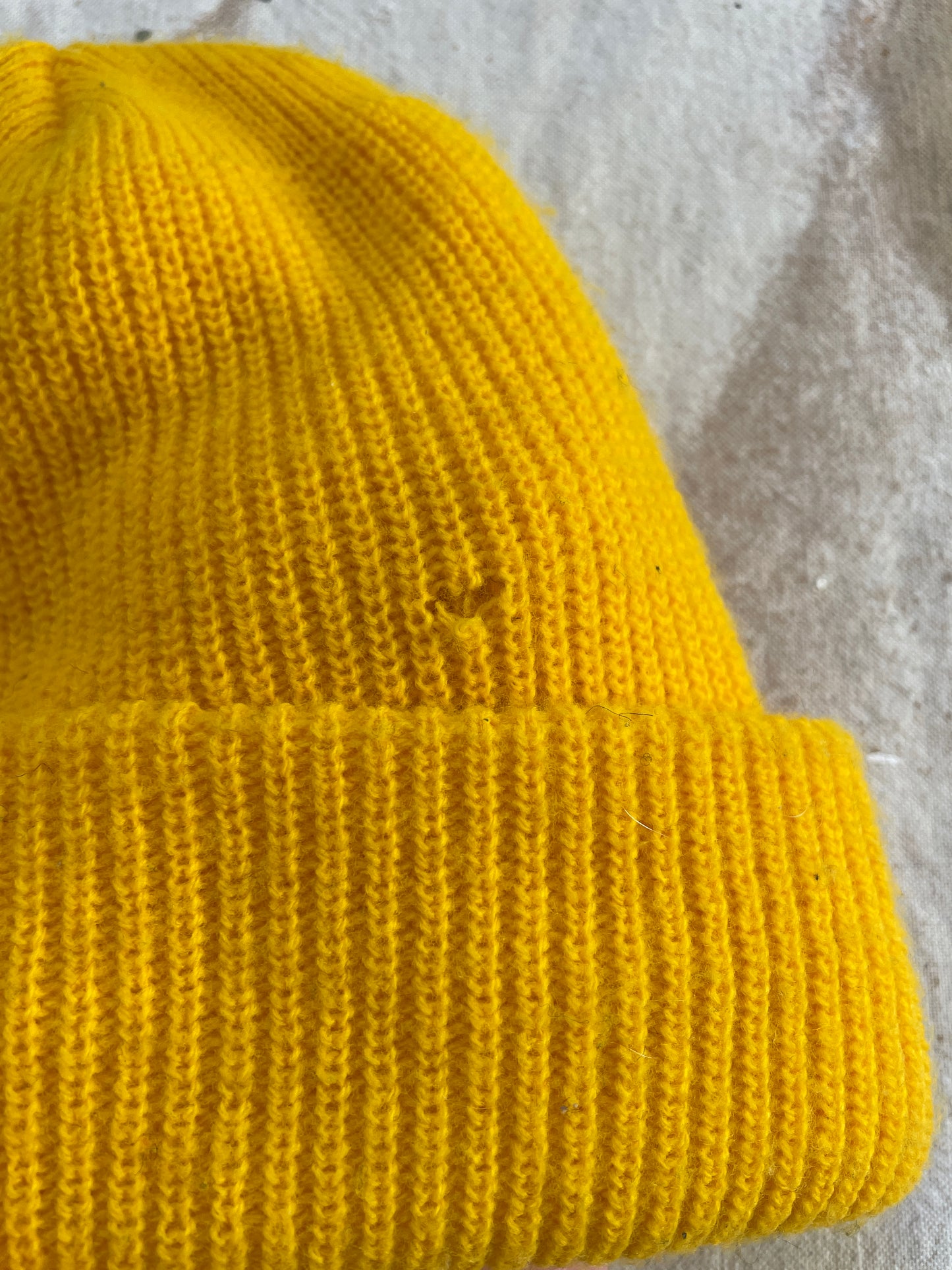 80s Wigwam Yellow Watch Cap