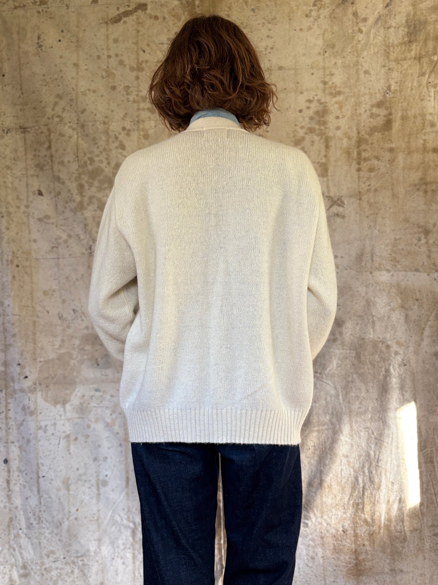 Vintage 80s Ecru Jantzen Cardigan