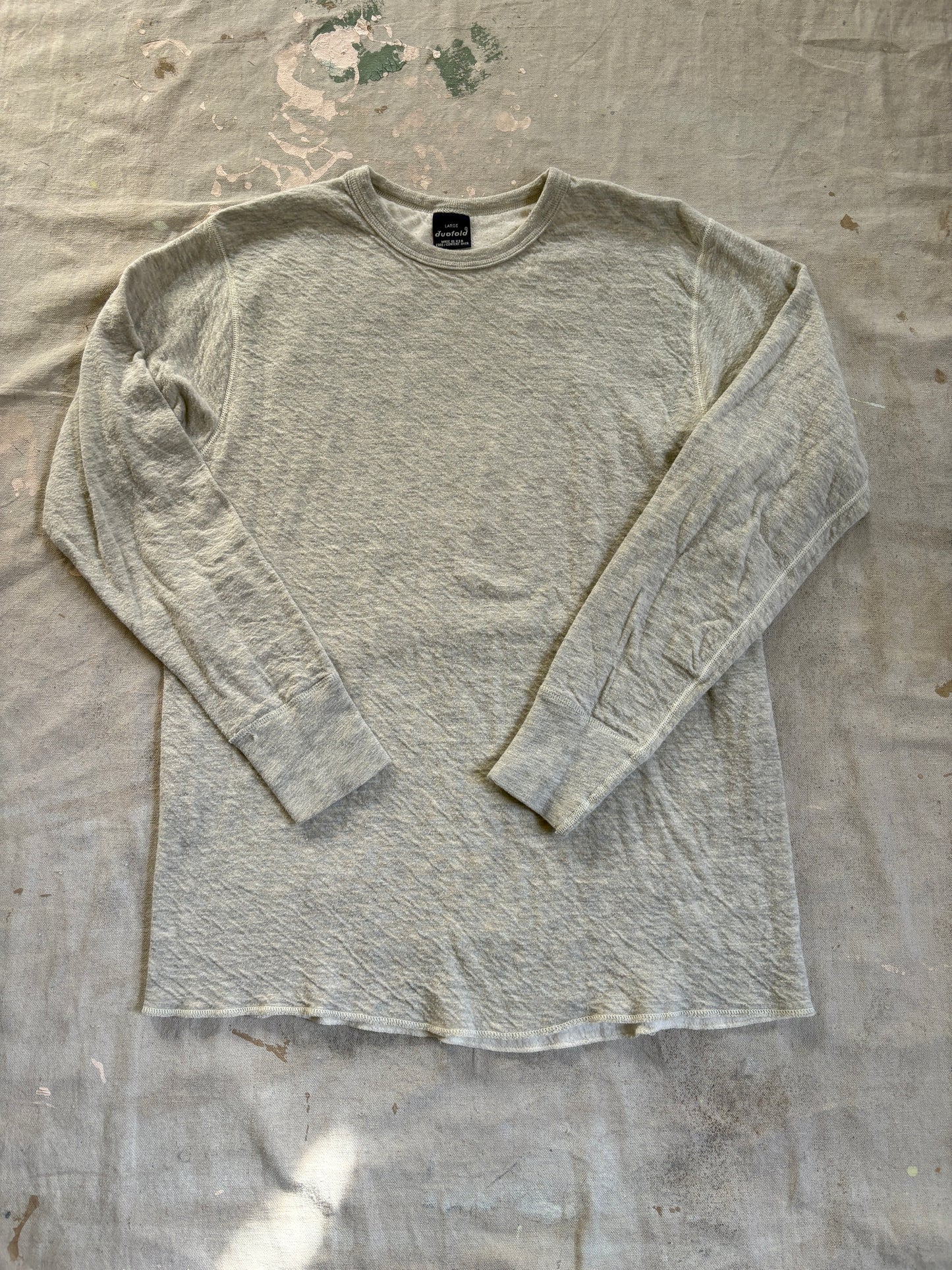 90s Duofold Heather Gray Long John’s Set