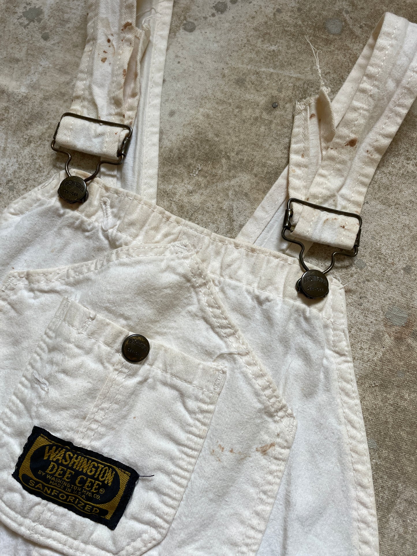 80s DeeCee Ecru Overalls