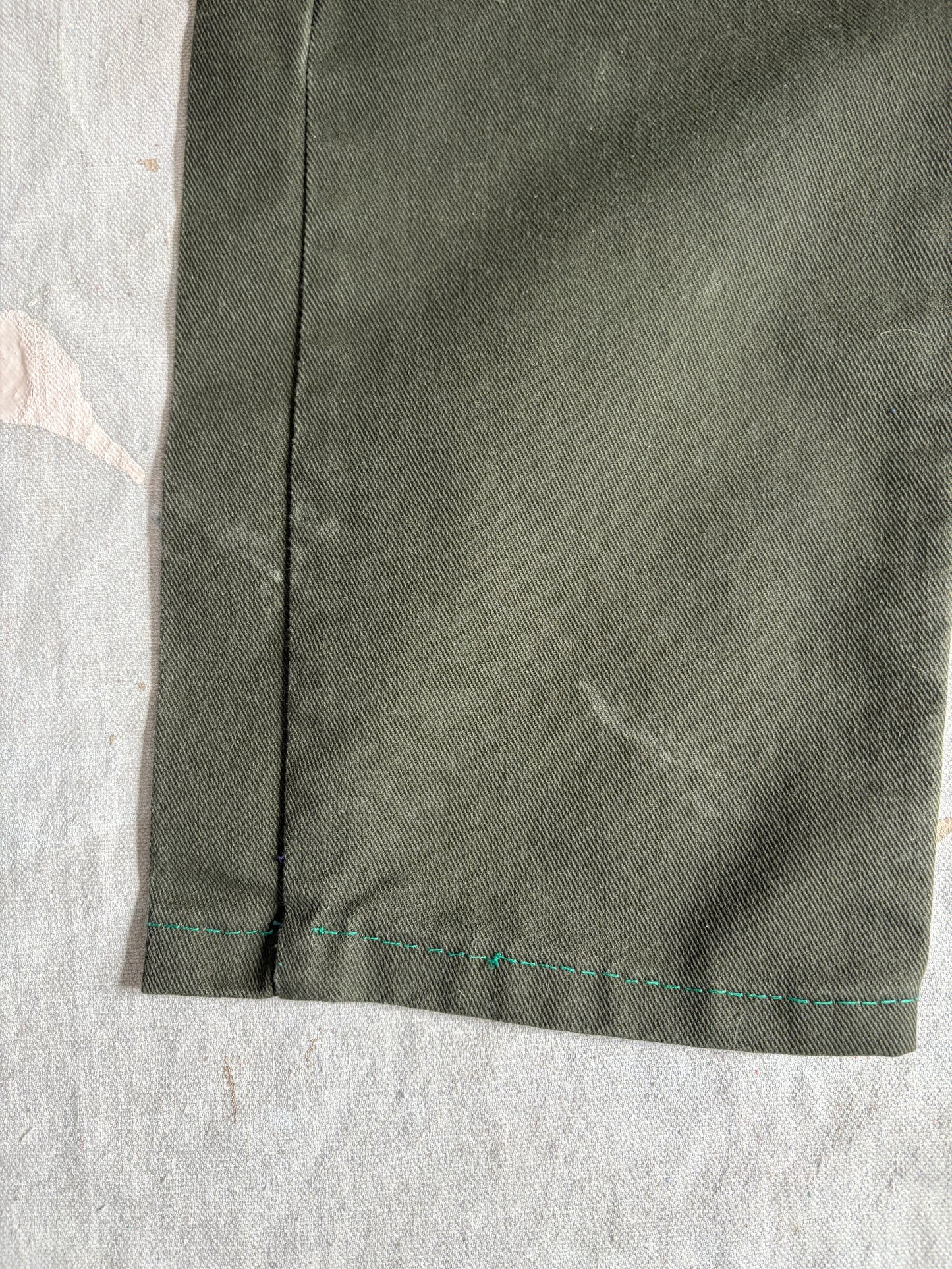 Vintage 80s Olive Green Jeans