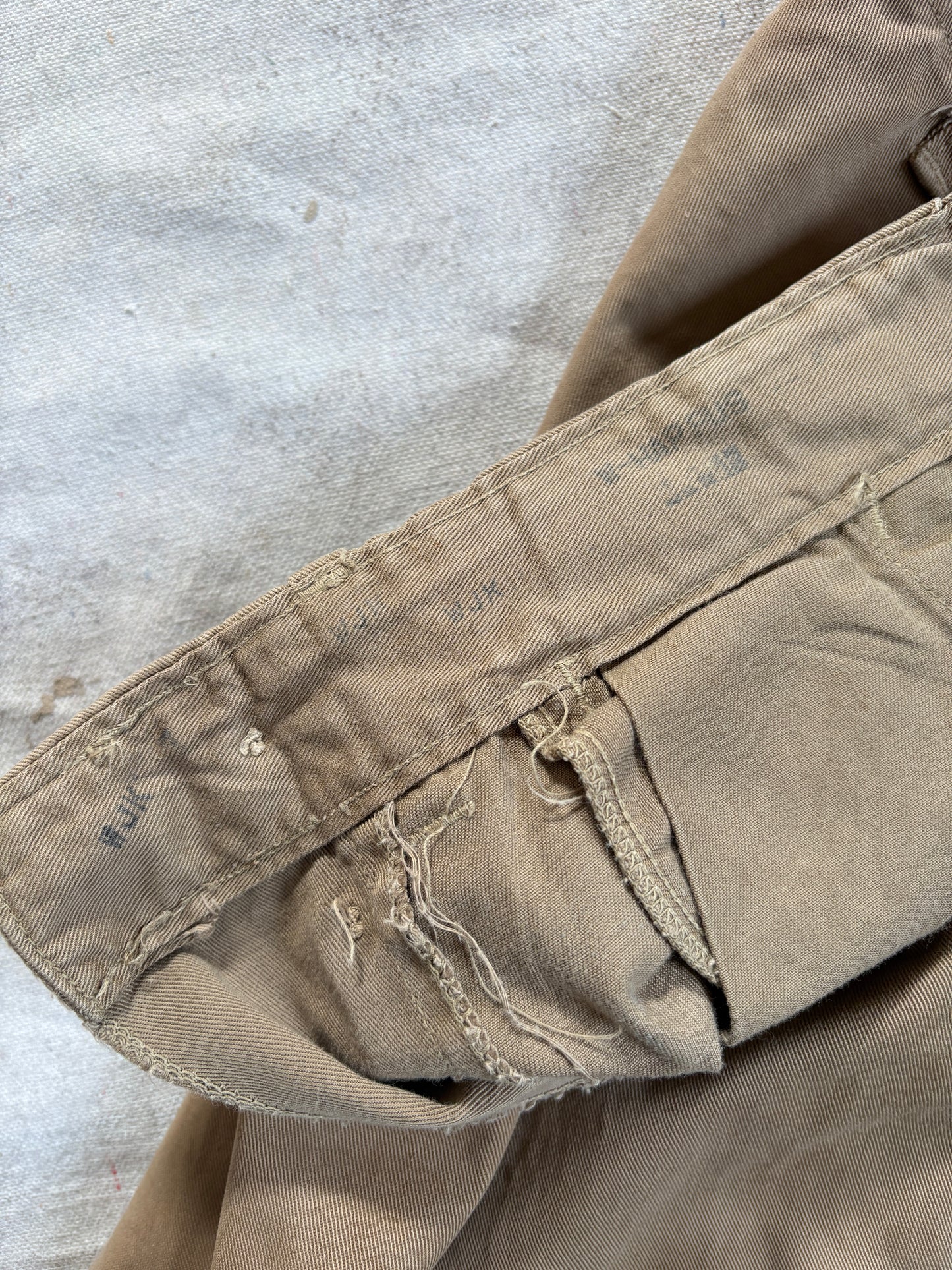50s Military Khaki Slacks