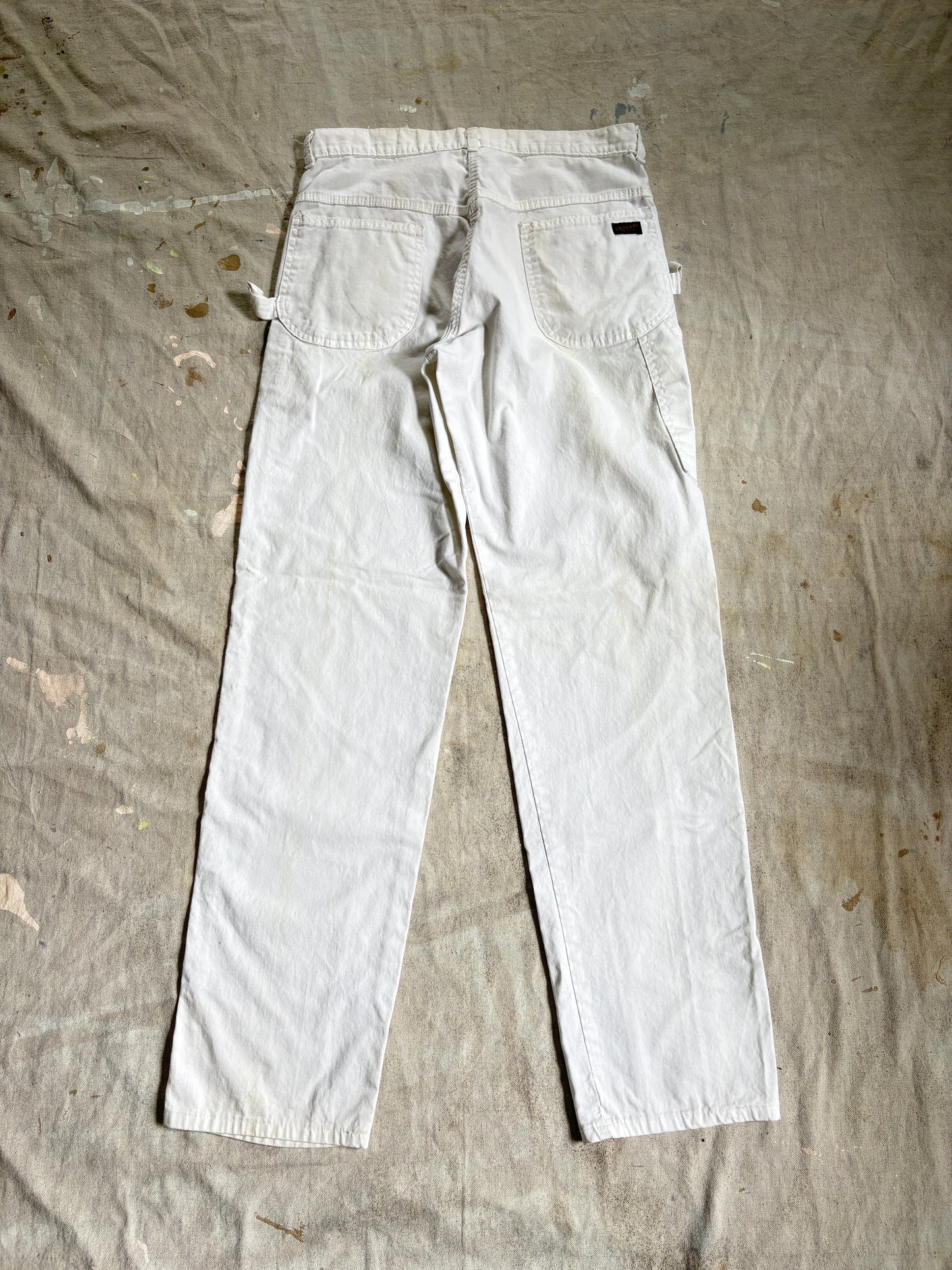 70s White DeeCee Carpenter Painter Pants