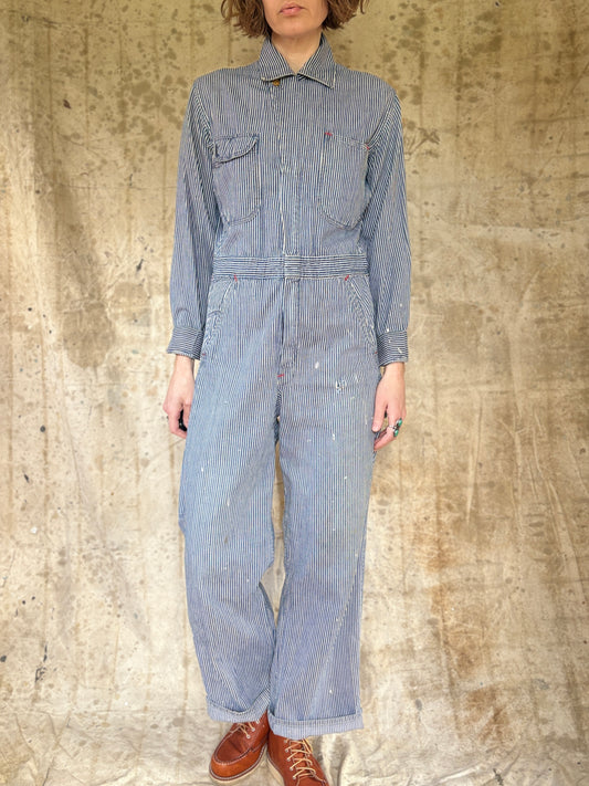 50s/60s Hickory Stripe Coveralls