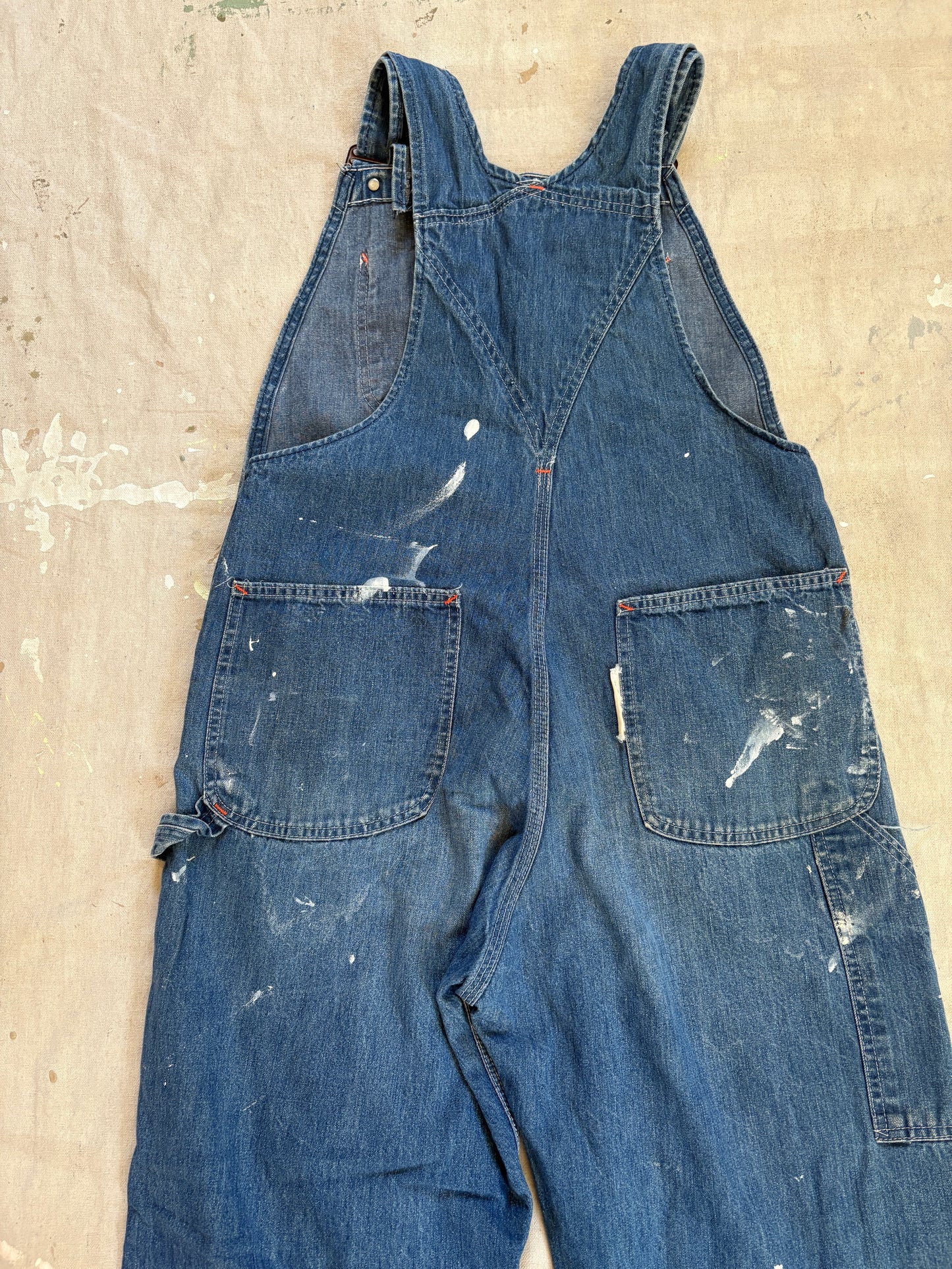 80s Sears Painted Overalls