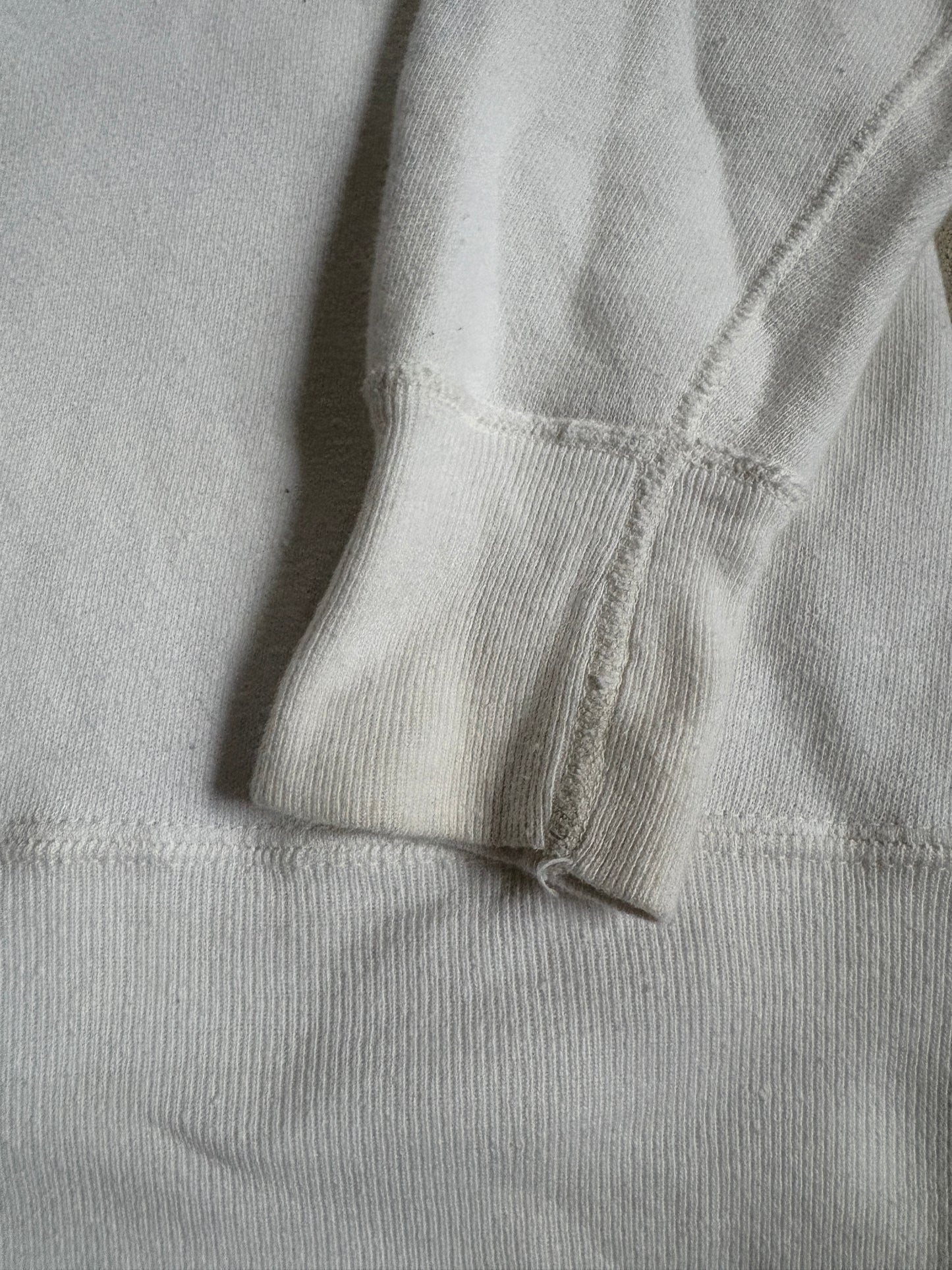 Vintage 60s Mayo Spruce Blank White Sweatshirt Hoodie