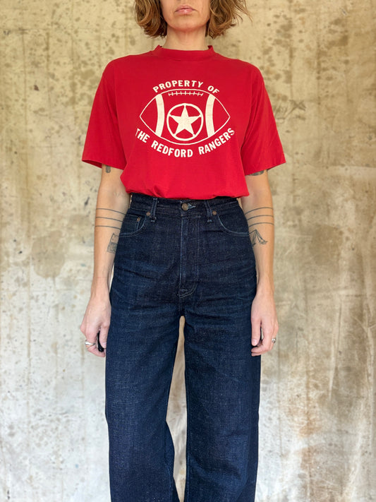 Vintage 70s/80s Property Of The Redford Rangers Football Tee