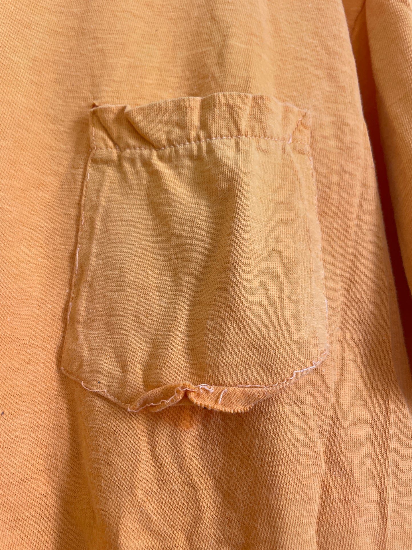 60s BVD Blank Orange Pocket Tee