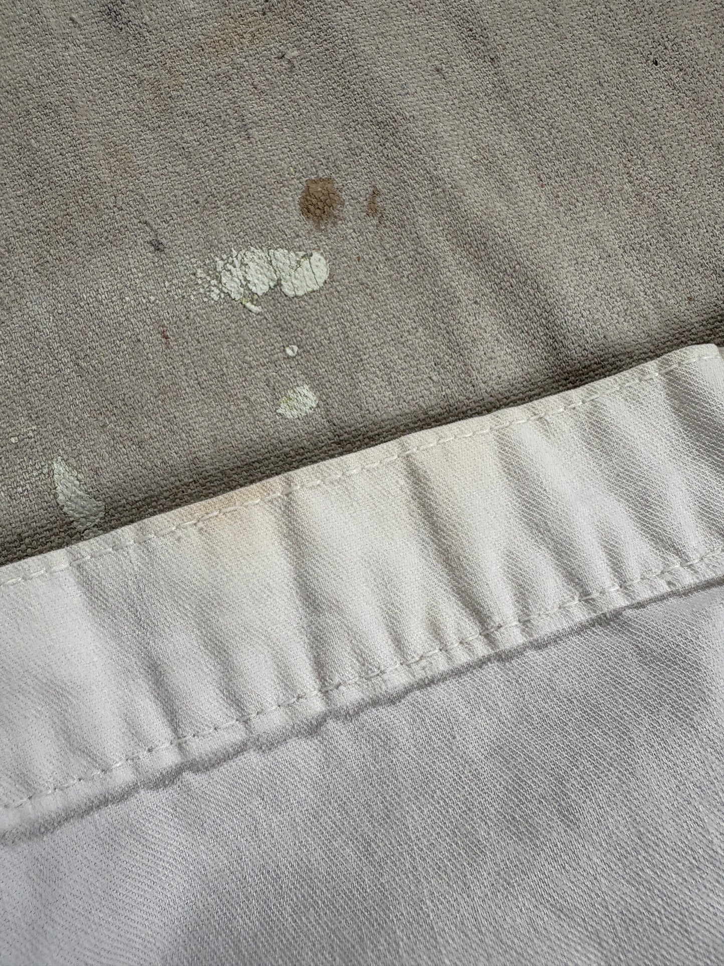 70s White DeeCee Carpenter Painter Pants