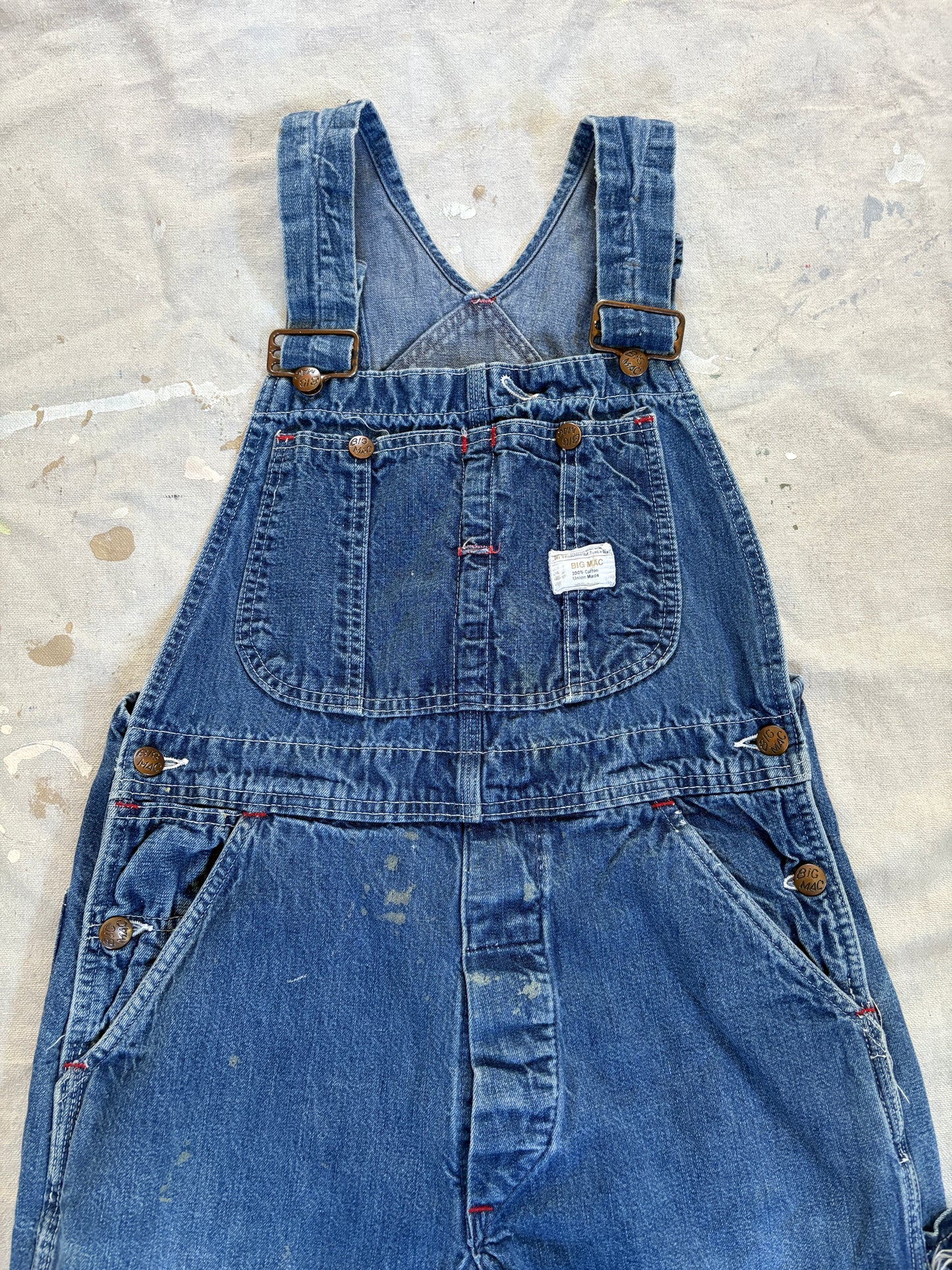 Vintage 80s Big Mac Denim Overalls