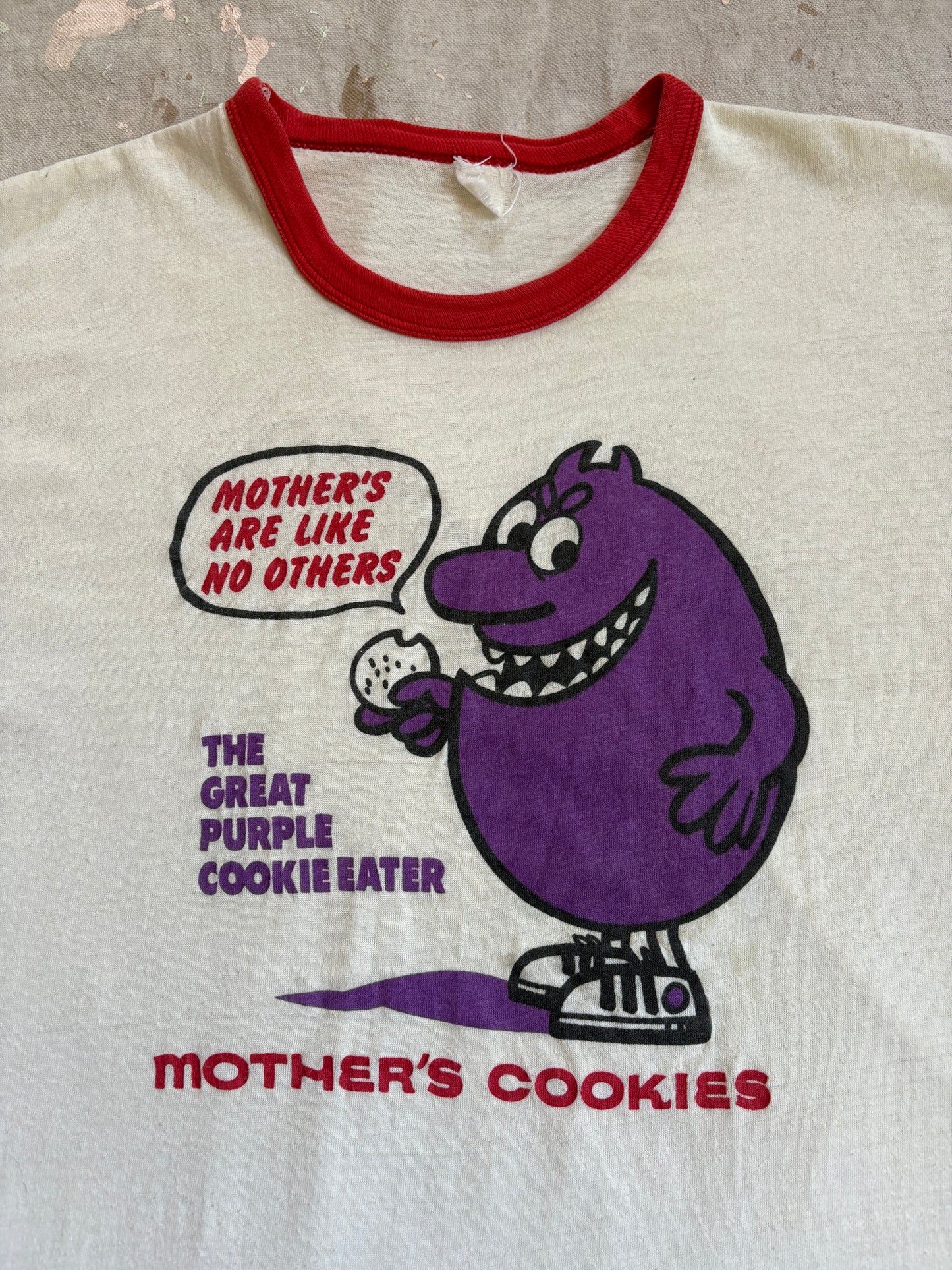80s Mother’s Cookies The Great Purple Cookie Eater Tee