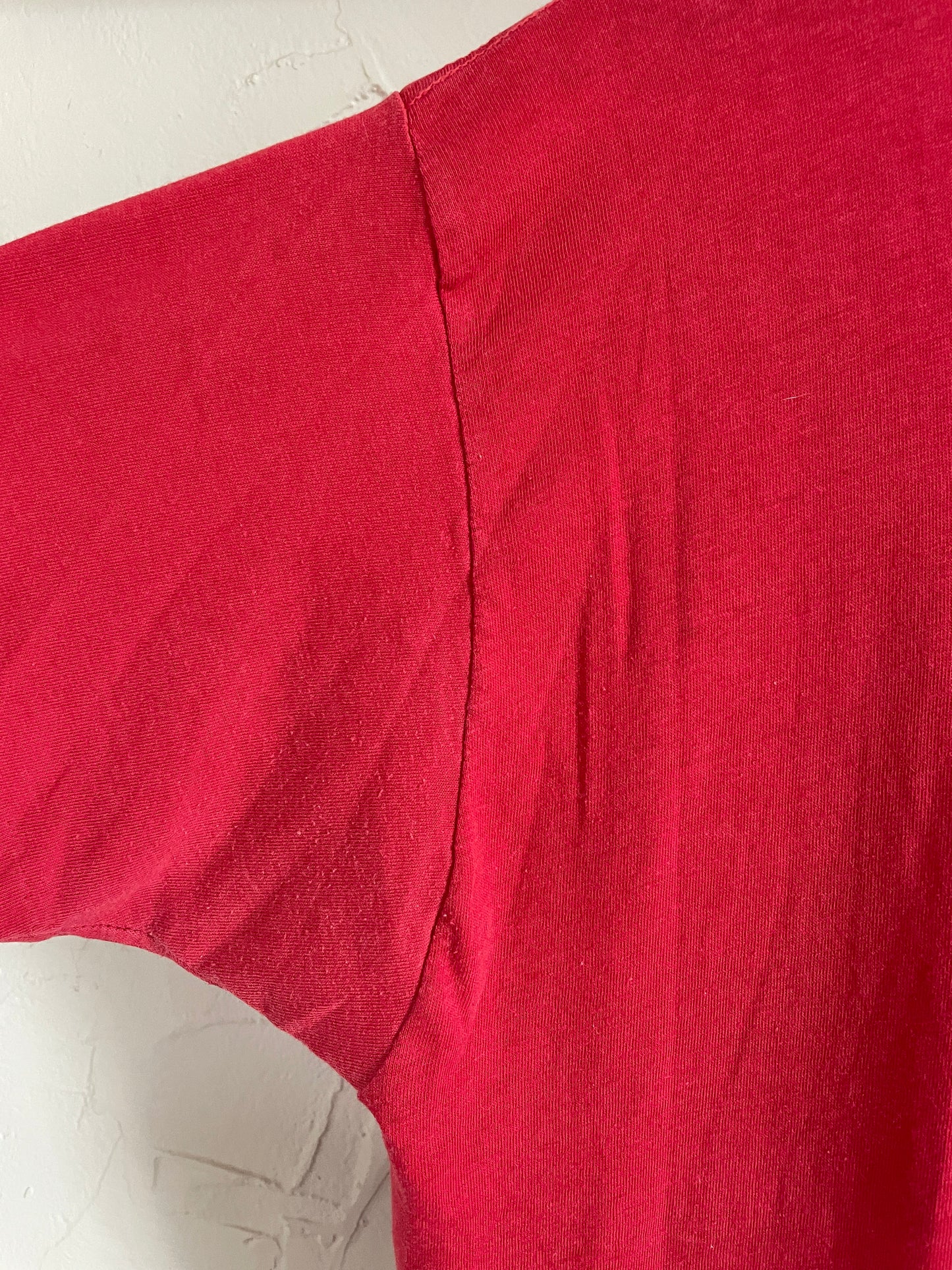 80s Blank Red Pocket Tee