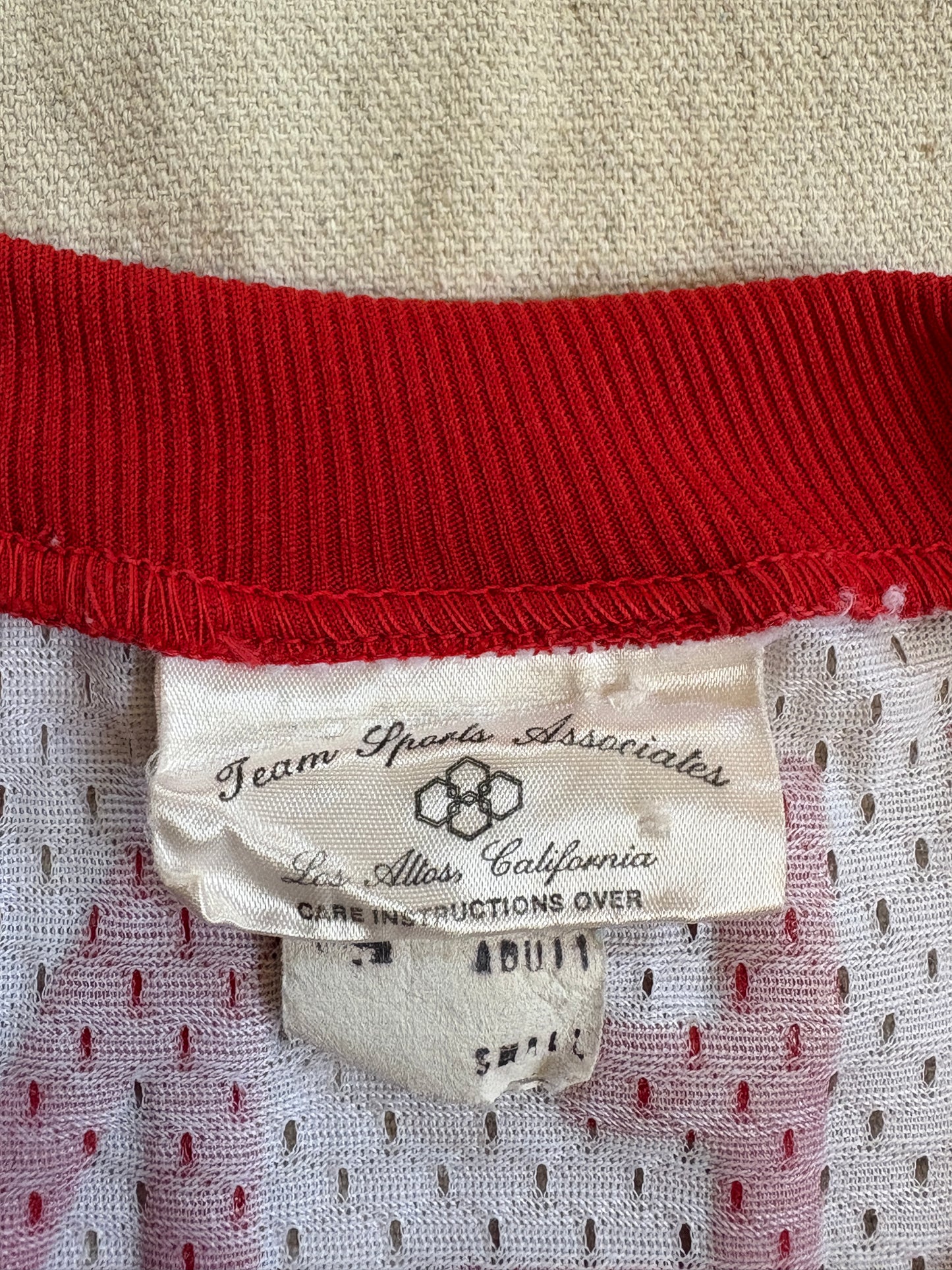 80s Round Table Pizza Mesh Jersey Tee