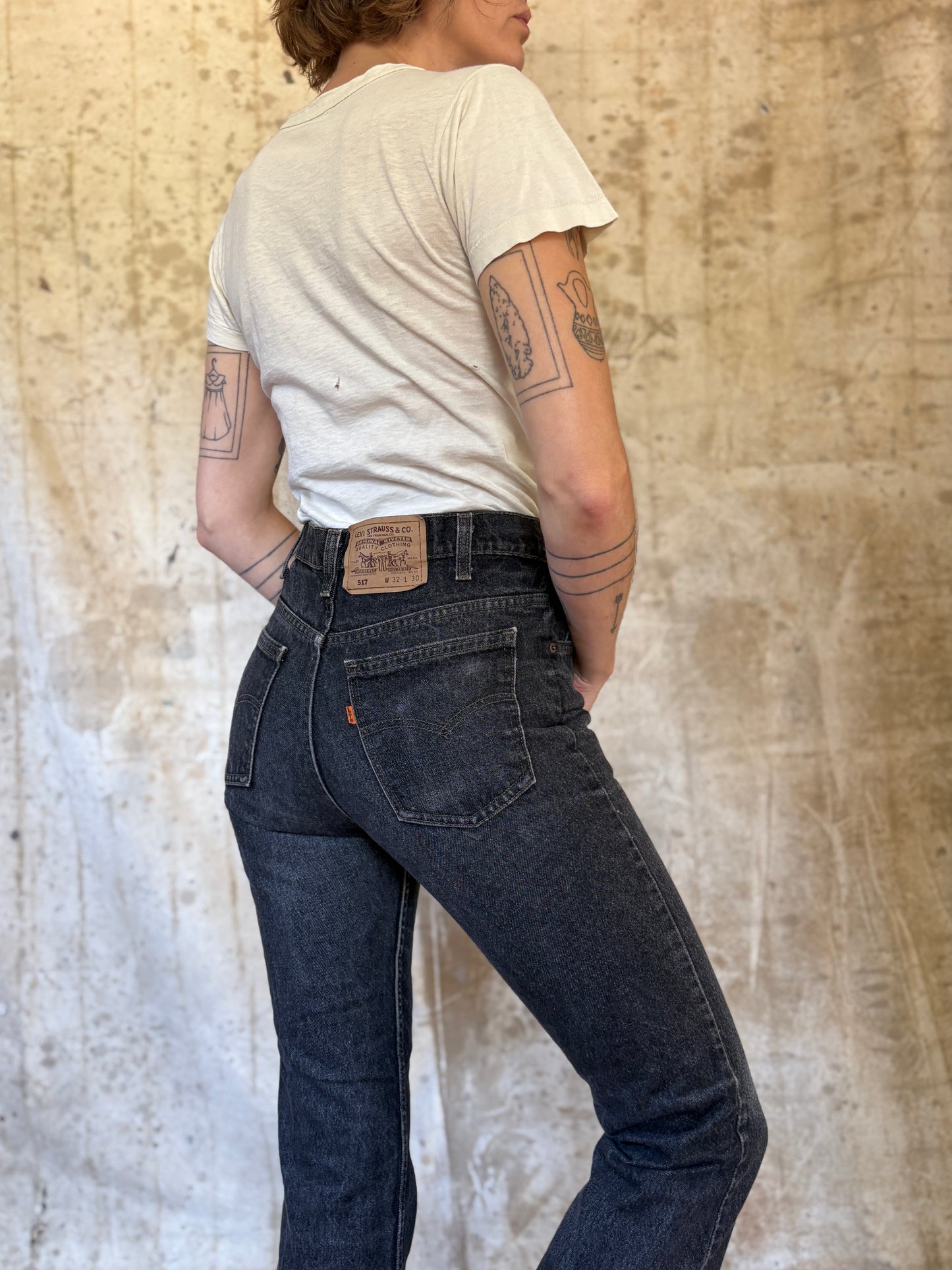 Vintage 90s Orange Tab Levi’s 517 Jeans
