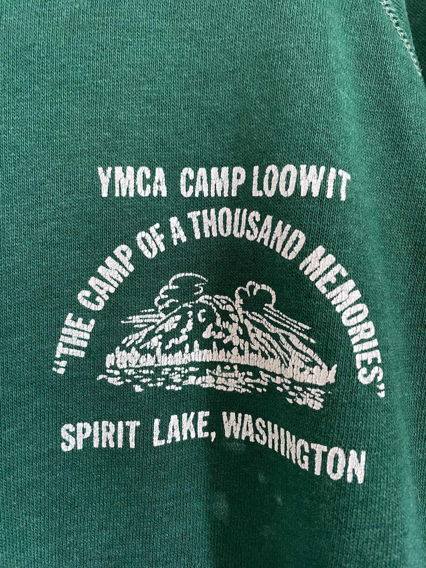 70s YMCA Camp Loowit, Spirit Lake, Washington Sweatshirt
