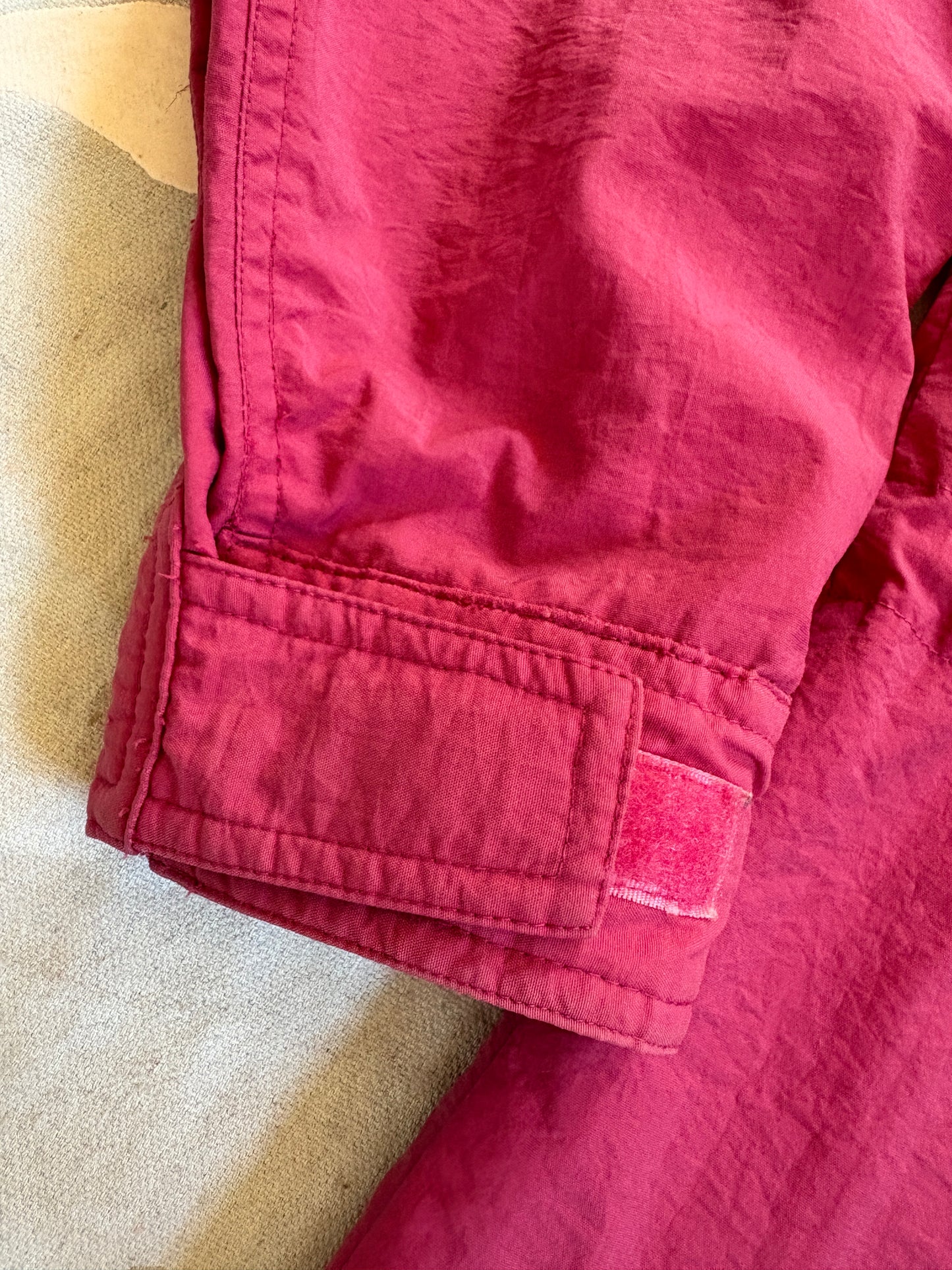 VIntage 80s Eddie Bauer Pink Wind Breaker Coat