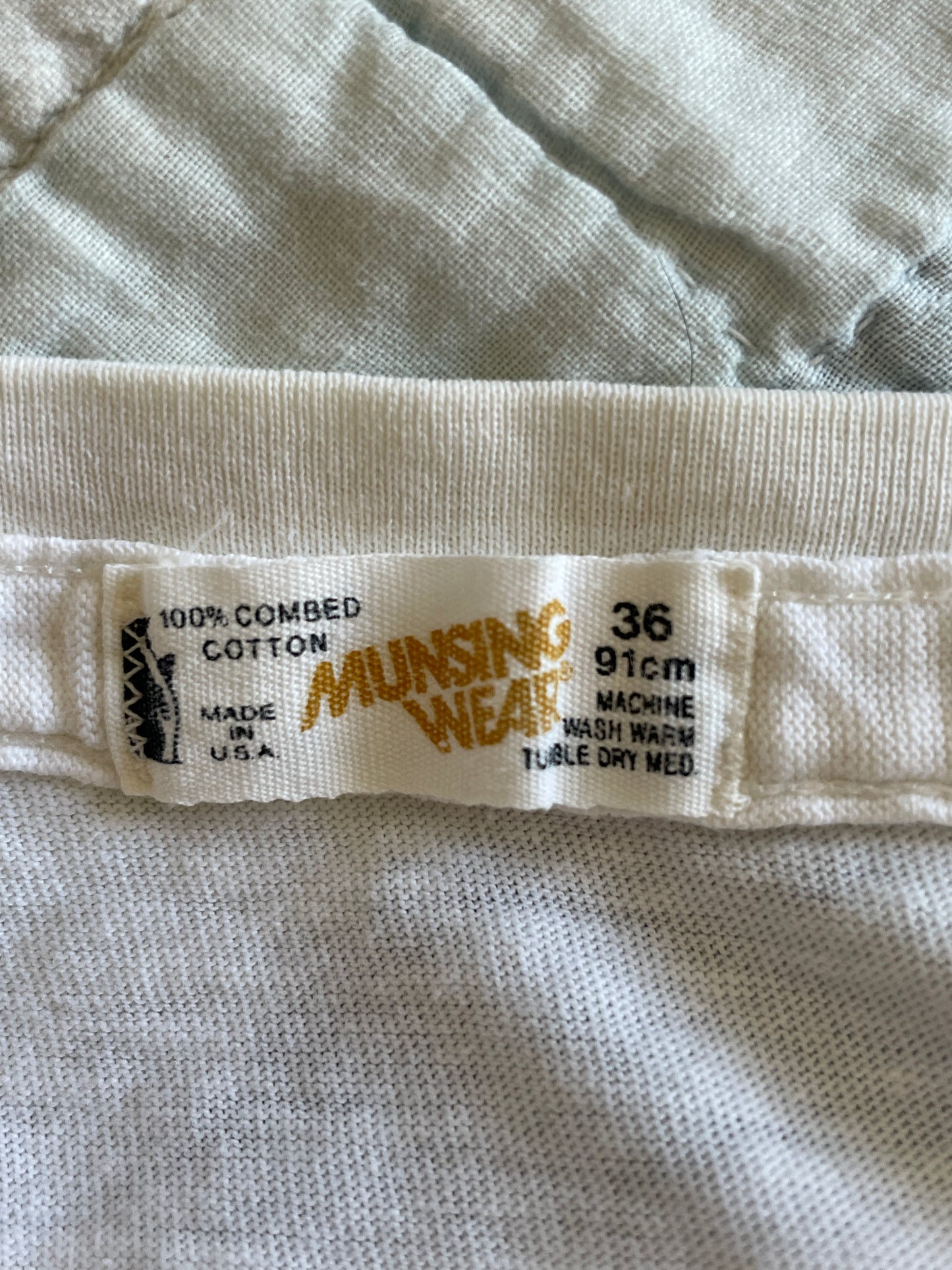 70s Munsingwear Blank White Tee