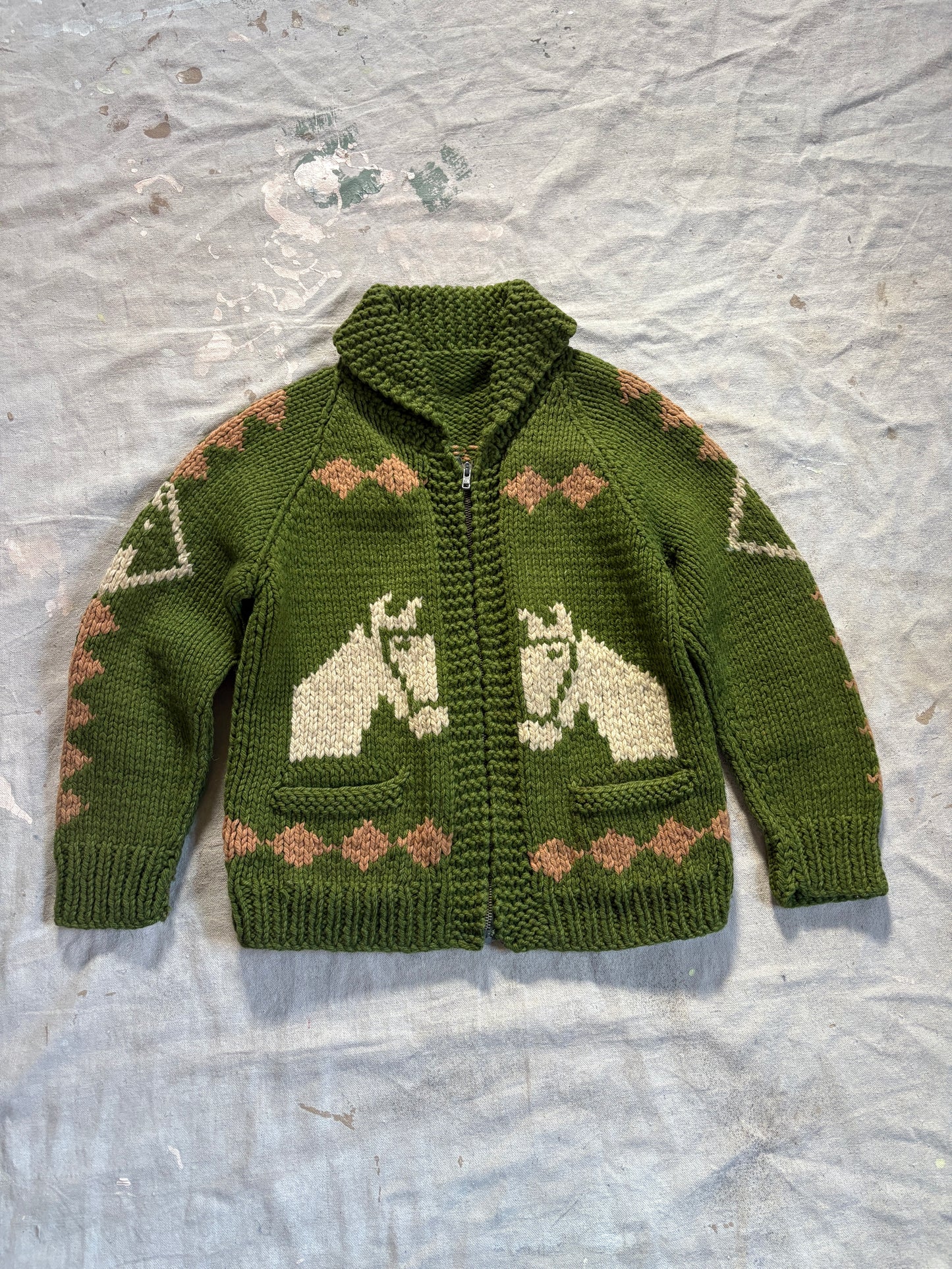 60s Mary Maxim Horse Sweater
