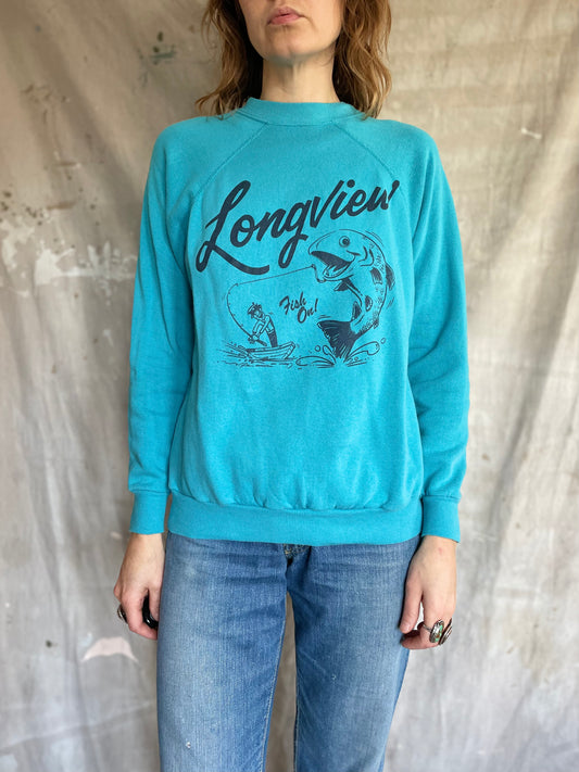 80s Longview “Fish On!” Sweatshirt