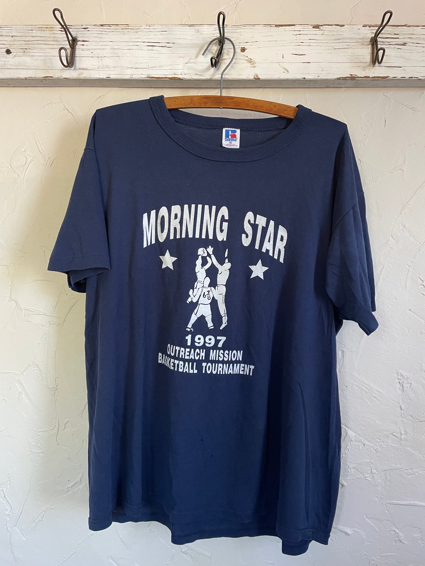 90s Morning Star Basketball Tee