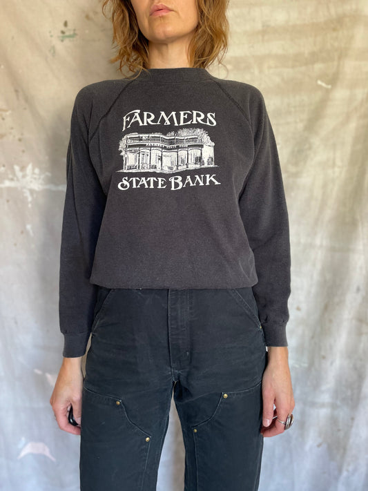 80s Farmers State Bank Sweatshirt