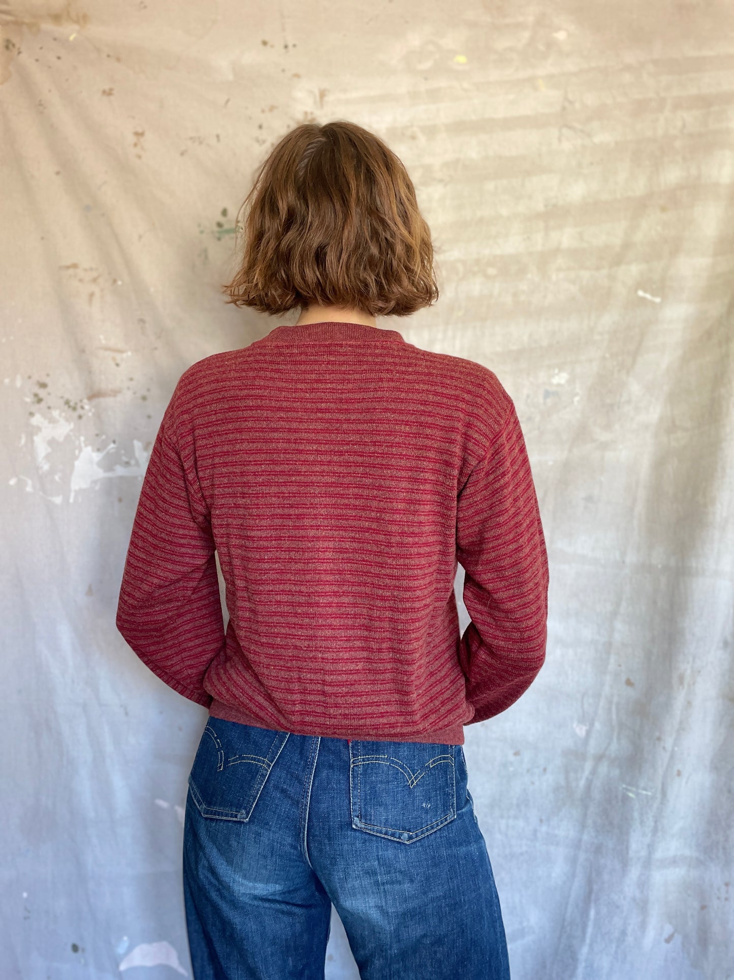 60s Micro Stripe Sweatshirt