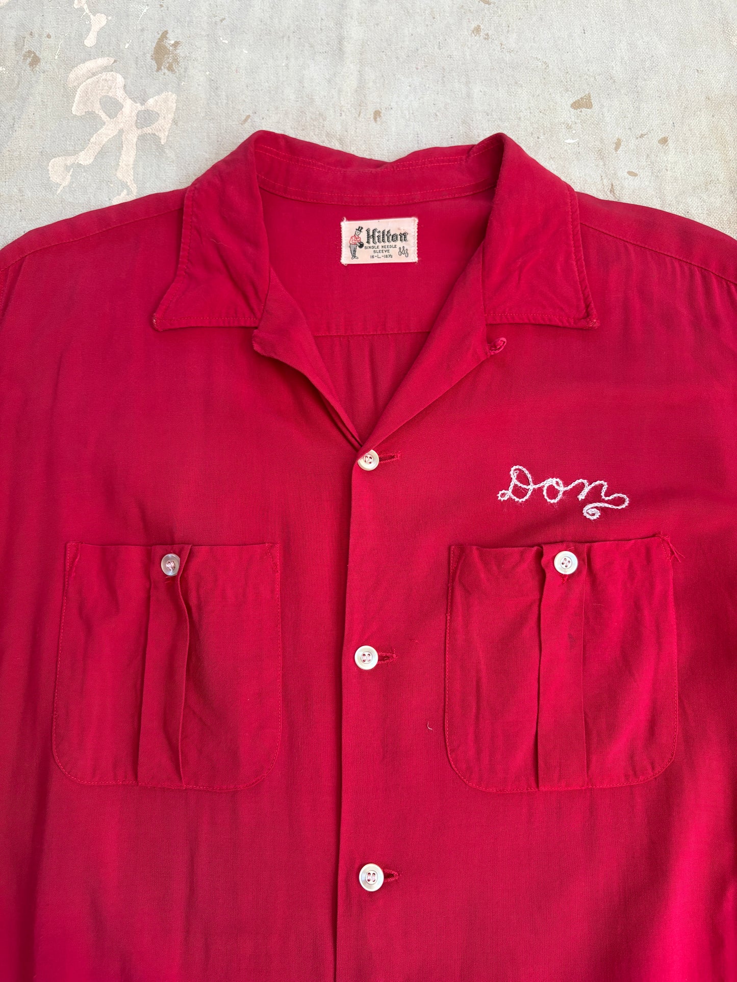 50s Marathon Bowling Shirt