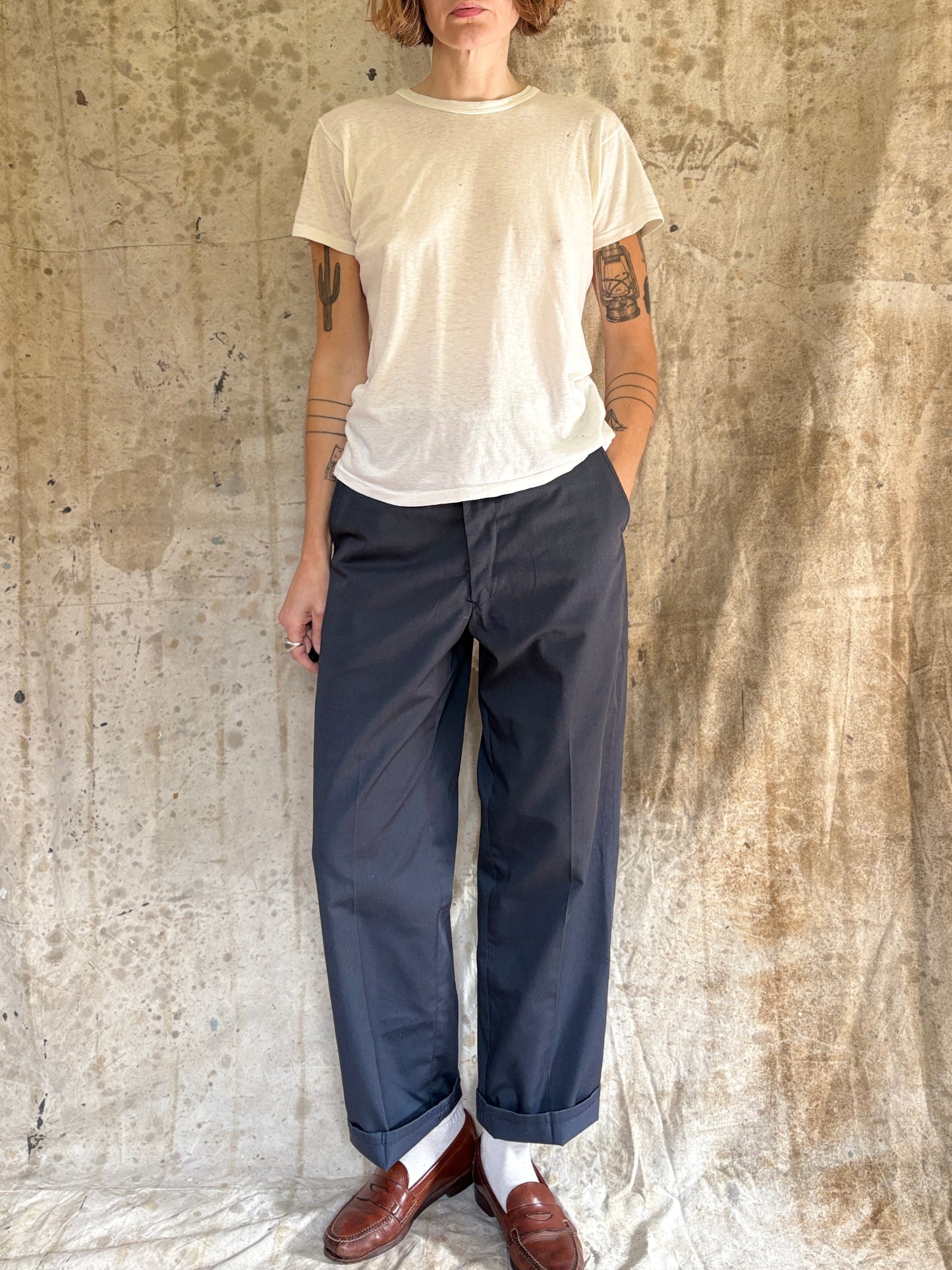 70s Big Mac Penn-Prest Blue Slacks