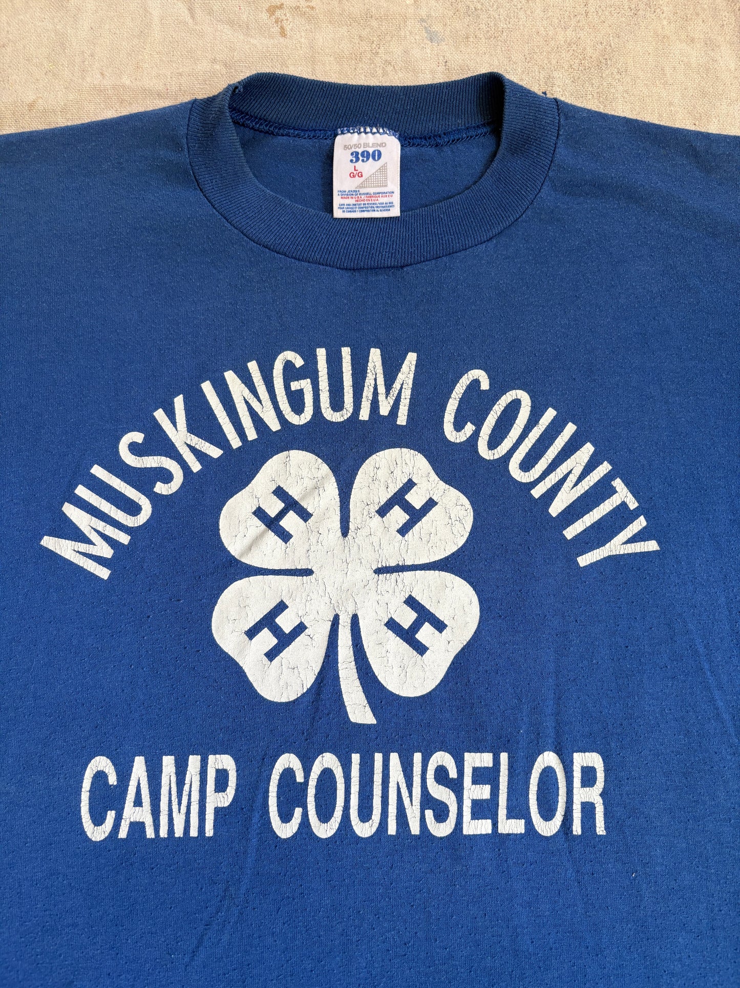 90s 4H Muskingum County Camp Counselor Tee