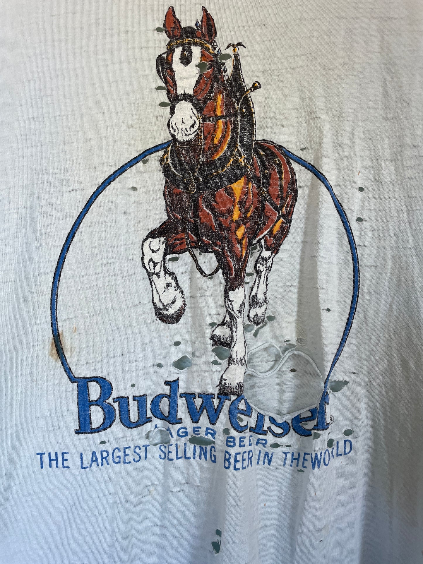 80s Thrashed Budweiser Tee