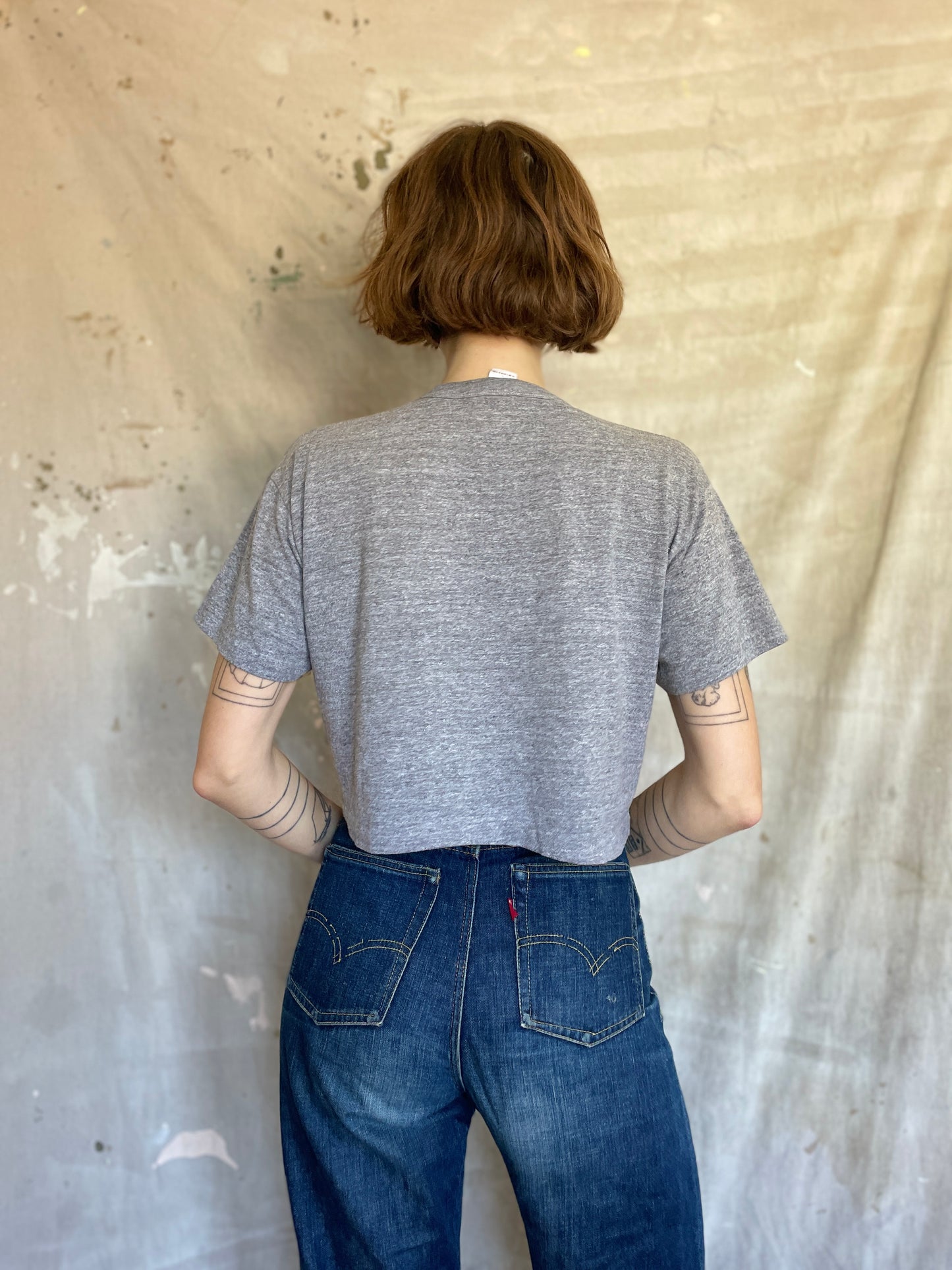 70s Notre Dame Cropped Tee